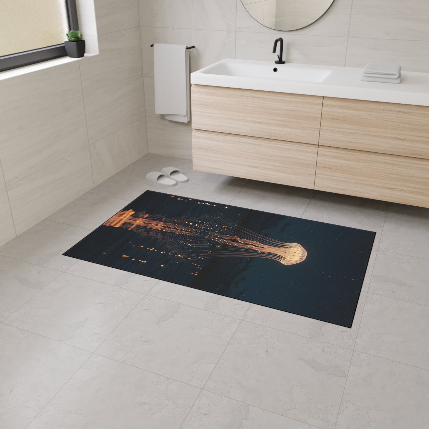 Floor Mat - Jellyfish Lake Design