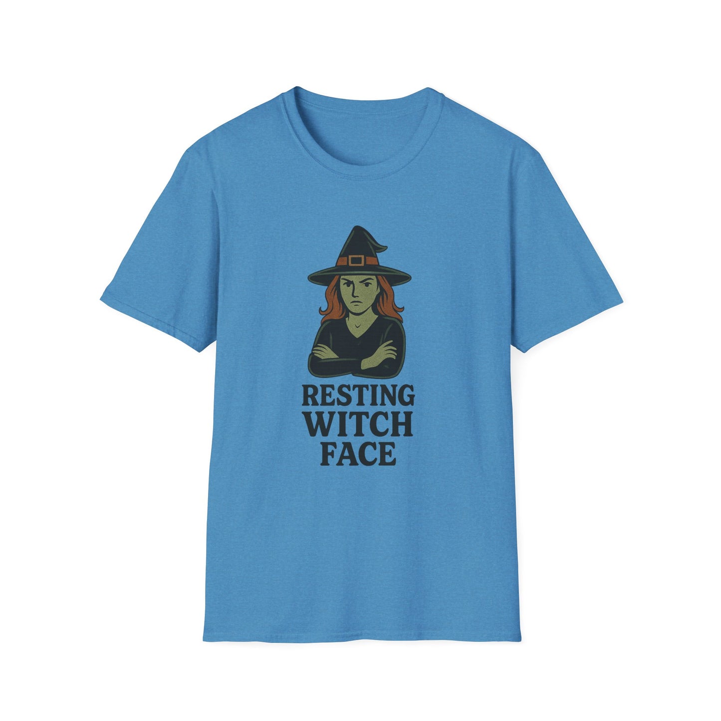 Resting Witch Face T-Shirt • Funny Halloween Witch Tee • Cozy Spooky Season Graphic Tee • Autumn Witch Shirt • Witches Aesthetic Fashion