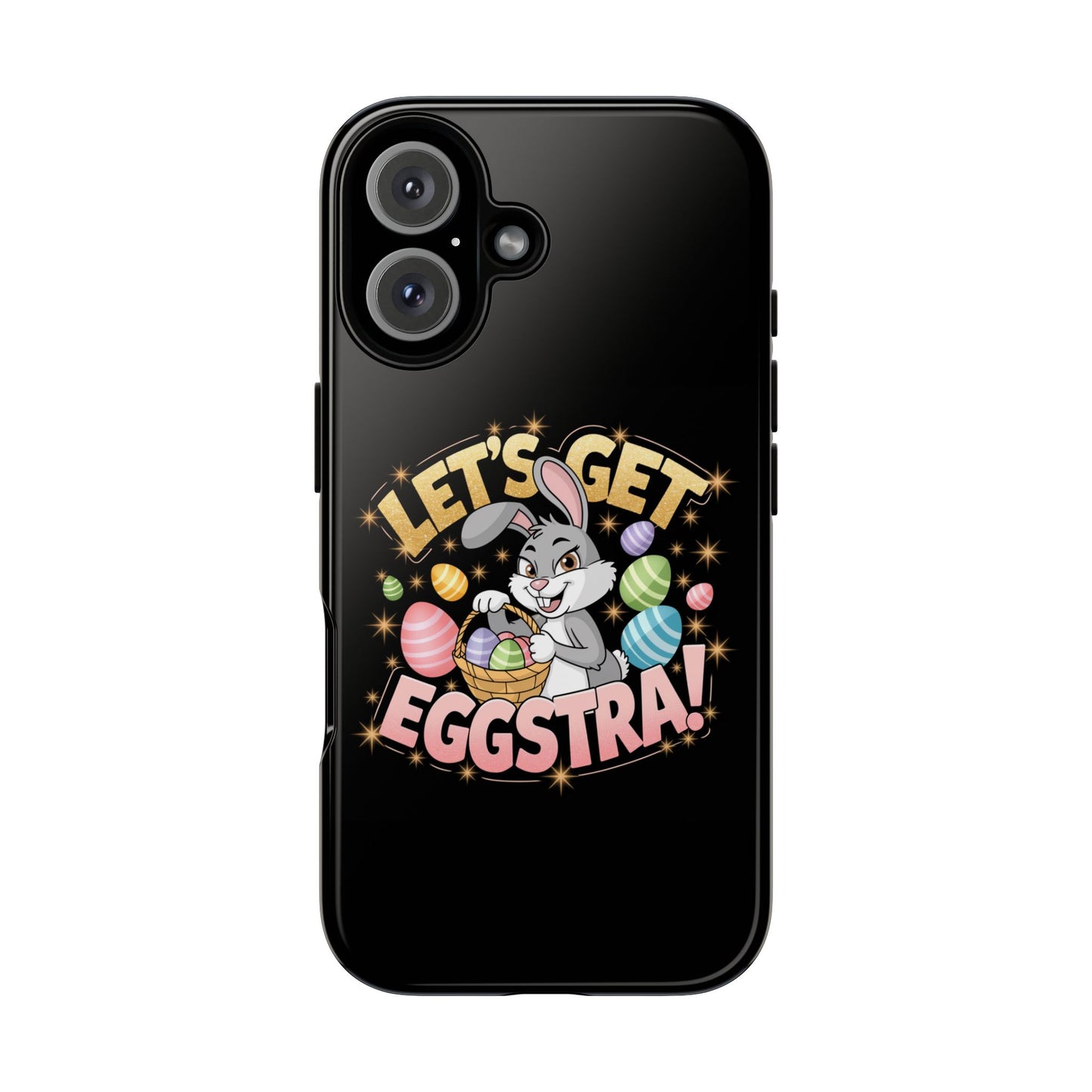 iPhone Case Easter Bunny 'Let's Get Eggstra Phone Case Easter iPhone Case