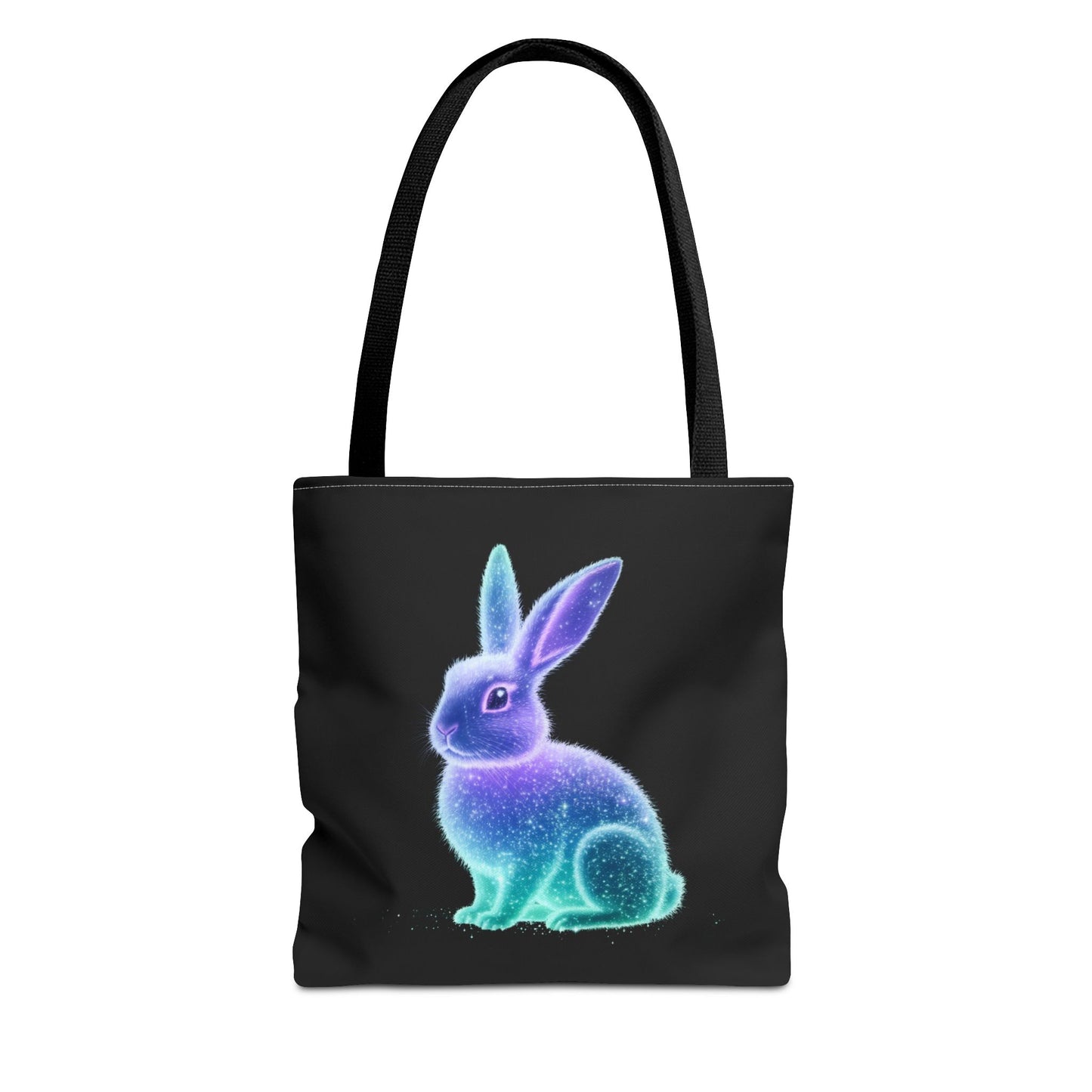 Bioluminescent Easter Bunny Tote Bag Easter Bag Easter Tote Reusable Shopping Bag