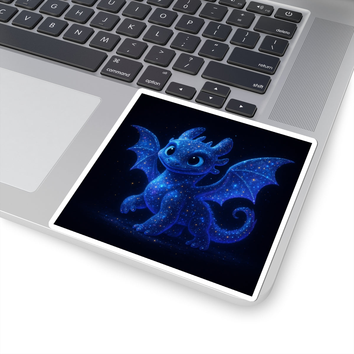 Galaxy Dragon Vinyl Sticker - Cute Fantasy Starry Night Dragon Decal for Laptop, Skateboard, Journal, Water Bottle & Gift