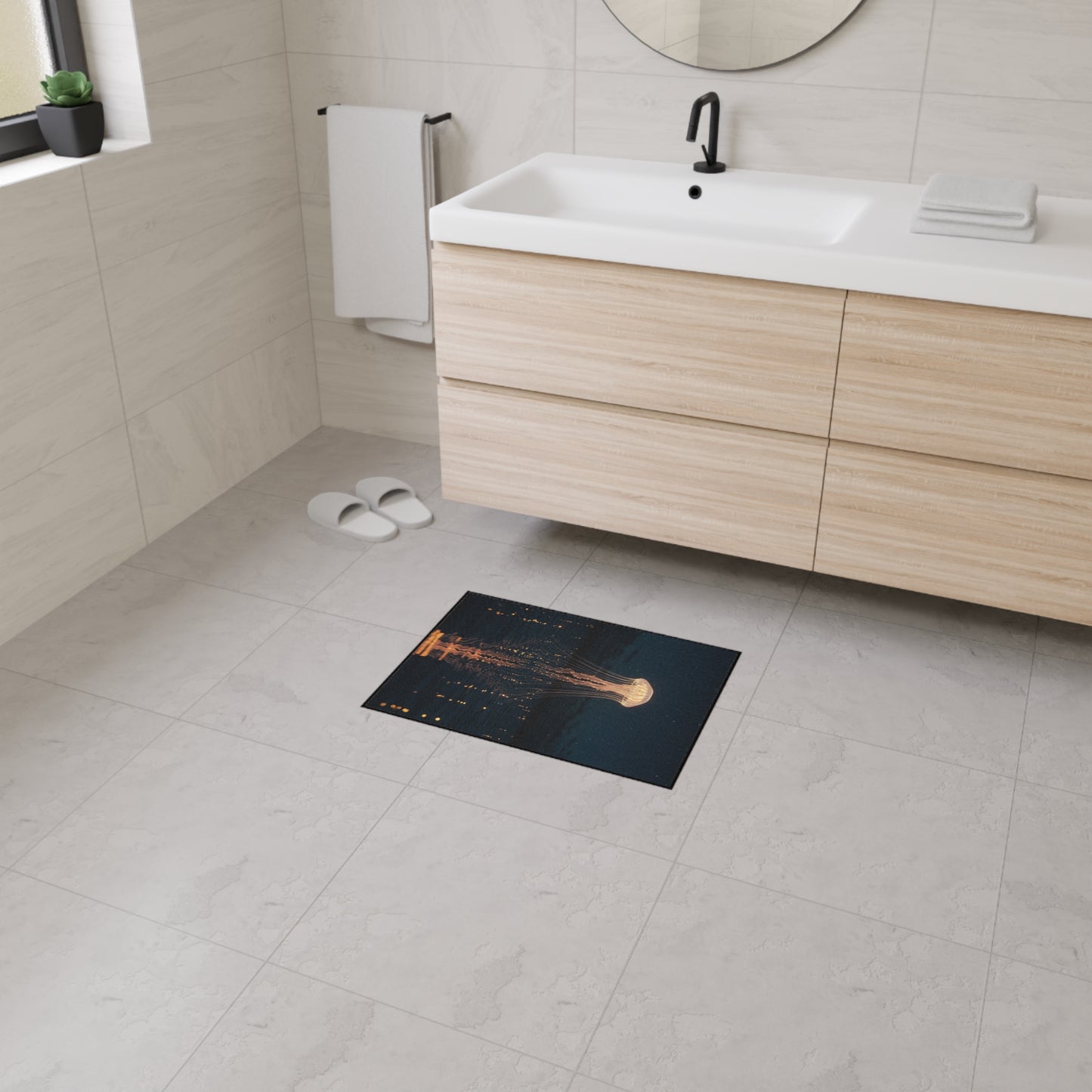 Floor Mat - Jellyfish Lake Design