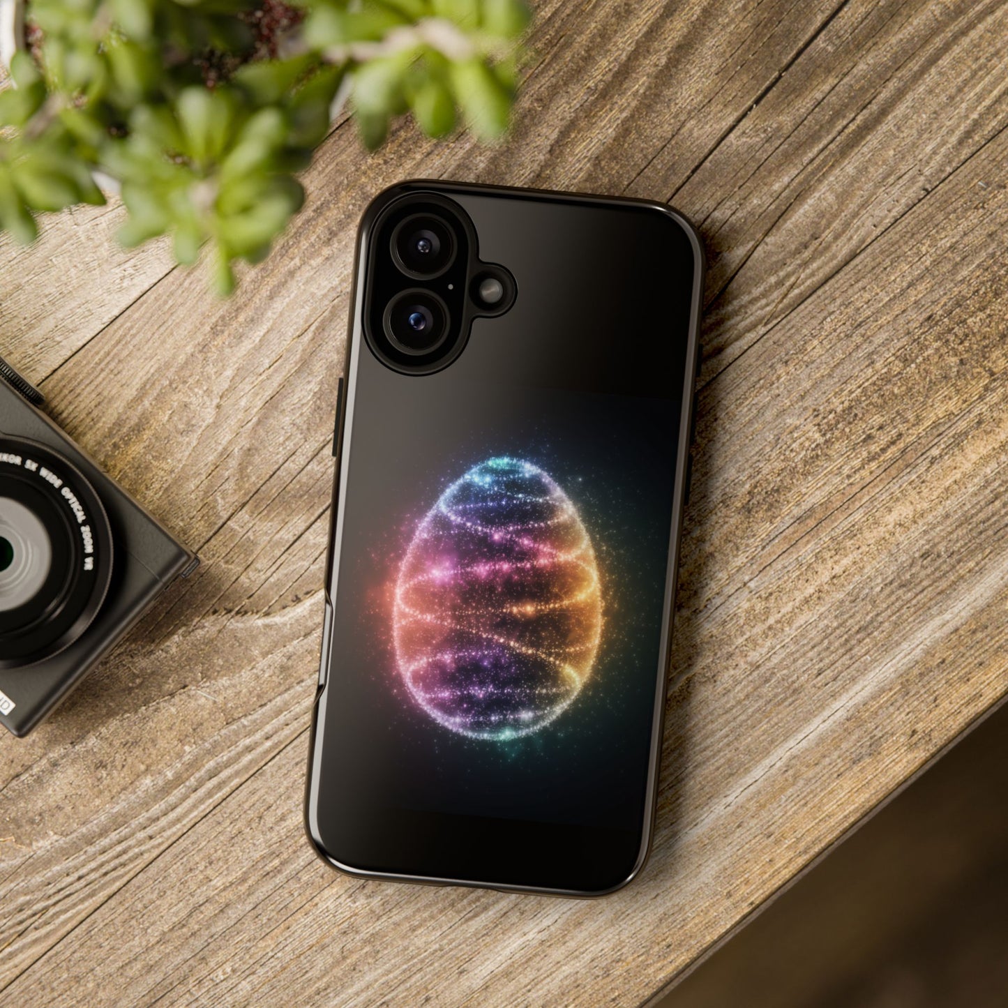 iPhone Case Bioluminescent Easter Egg Design Easter Phone Case Easter iPhone Case