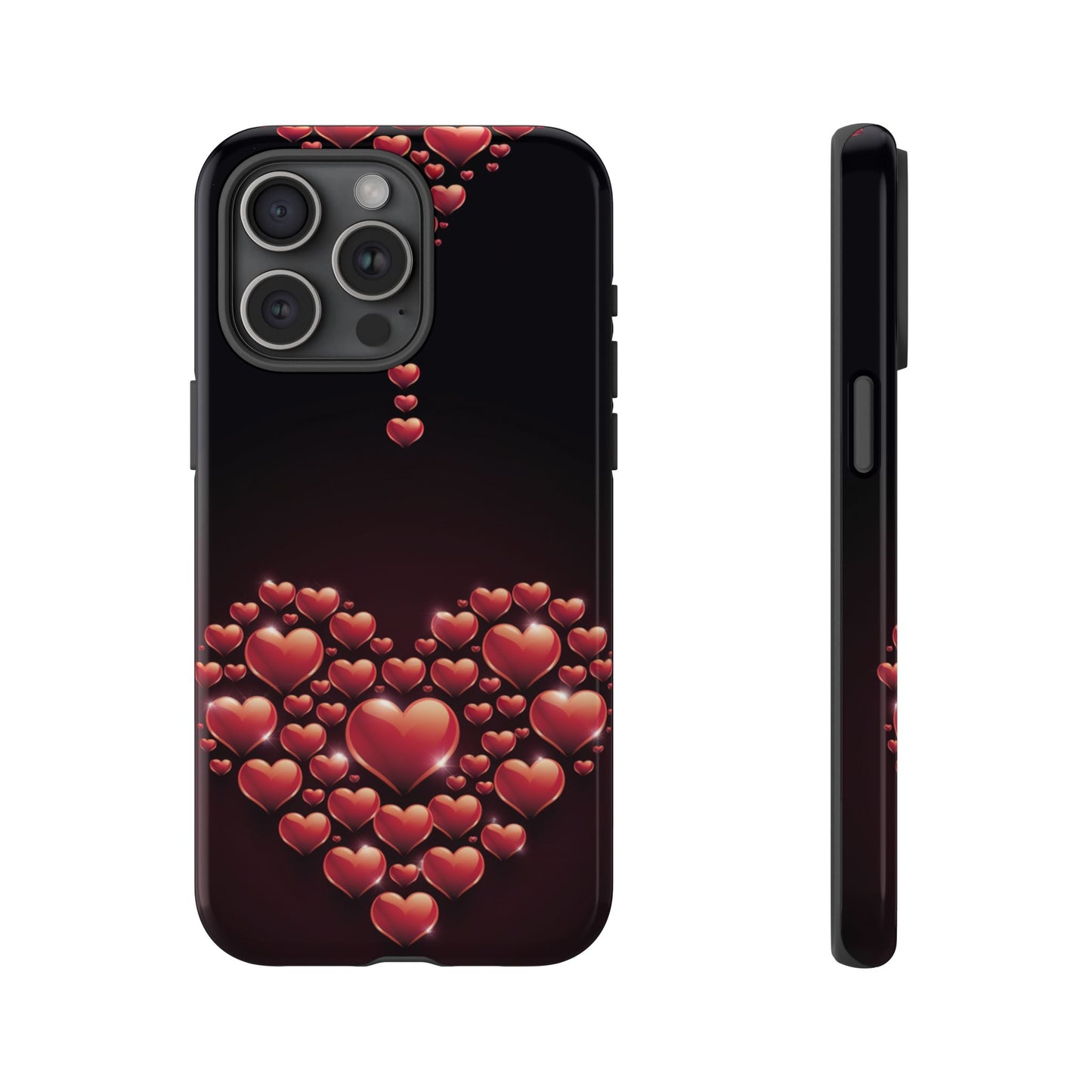 iPhone Case - Heart Made Out of Hearts Design
