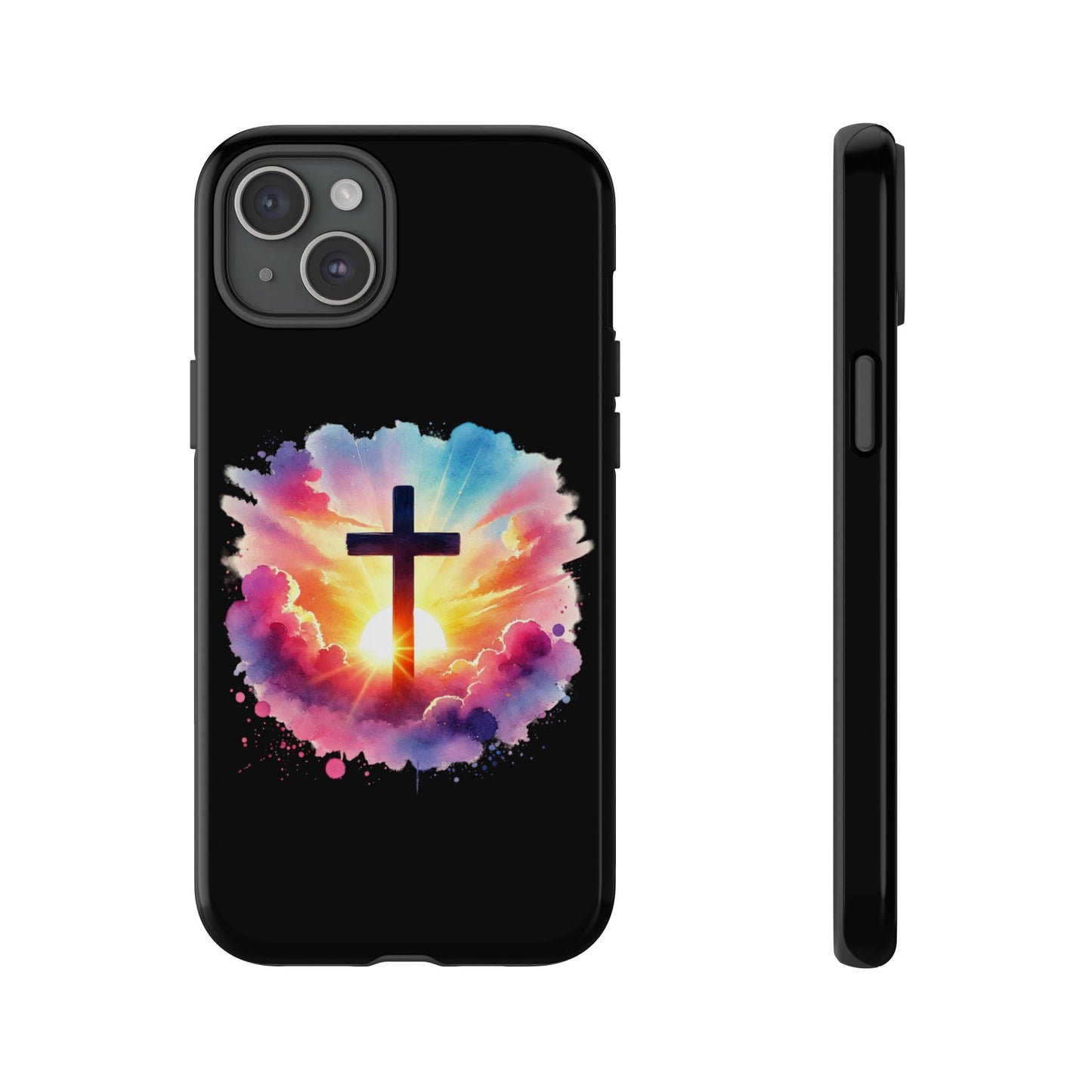 Inspirational Cross iPhone Case Christian Phone Case Easter iPhone Case Faith Based Case Easter iPhone Case