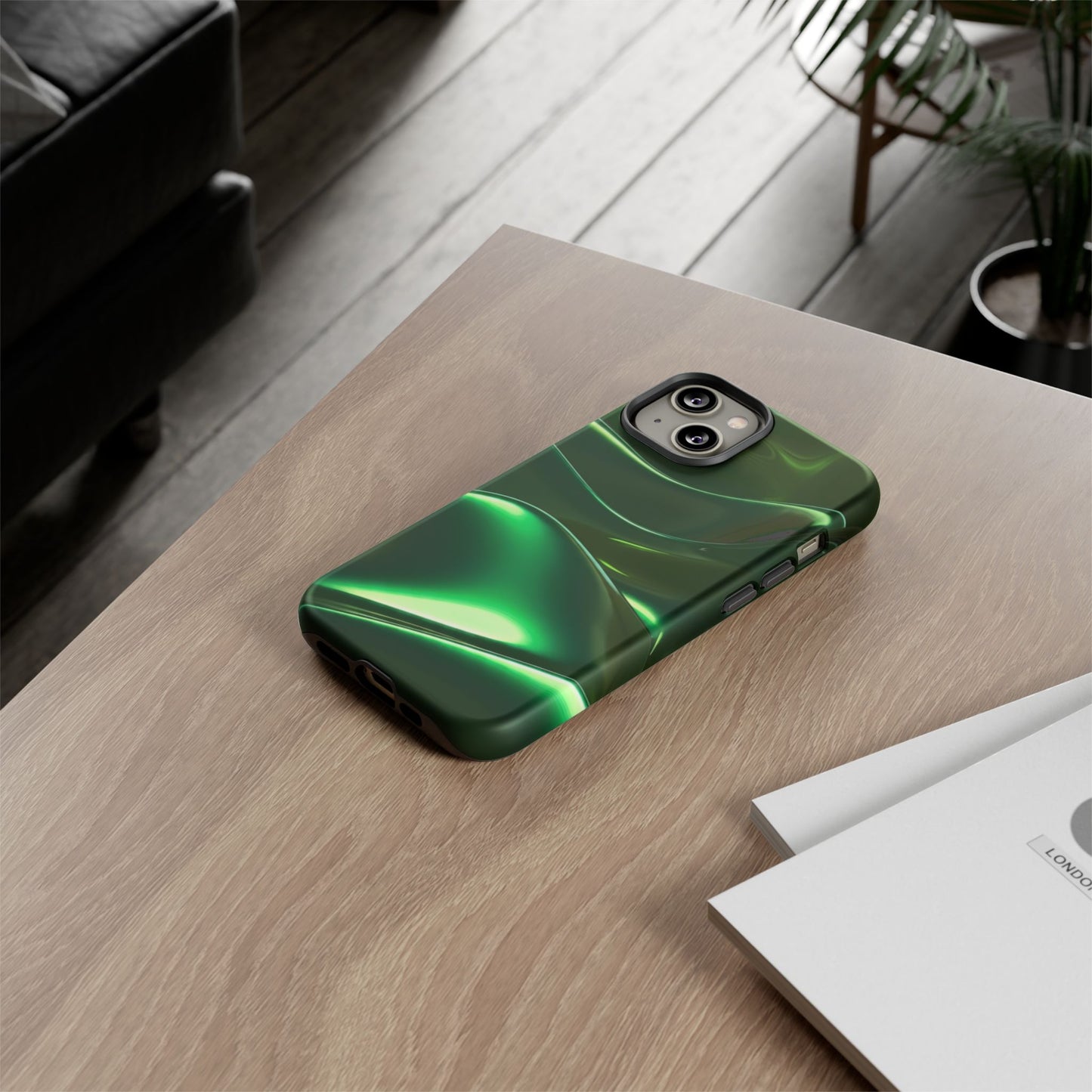 iPhone Case - Fluid Metallic Design