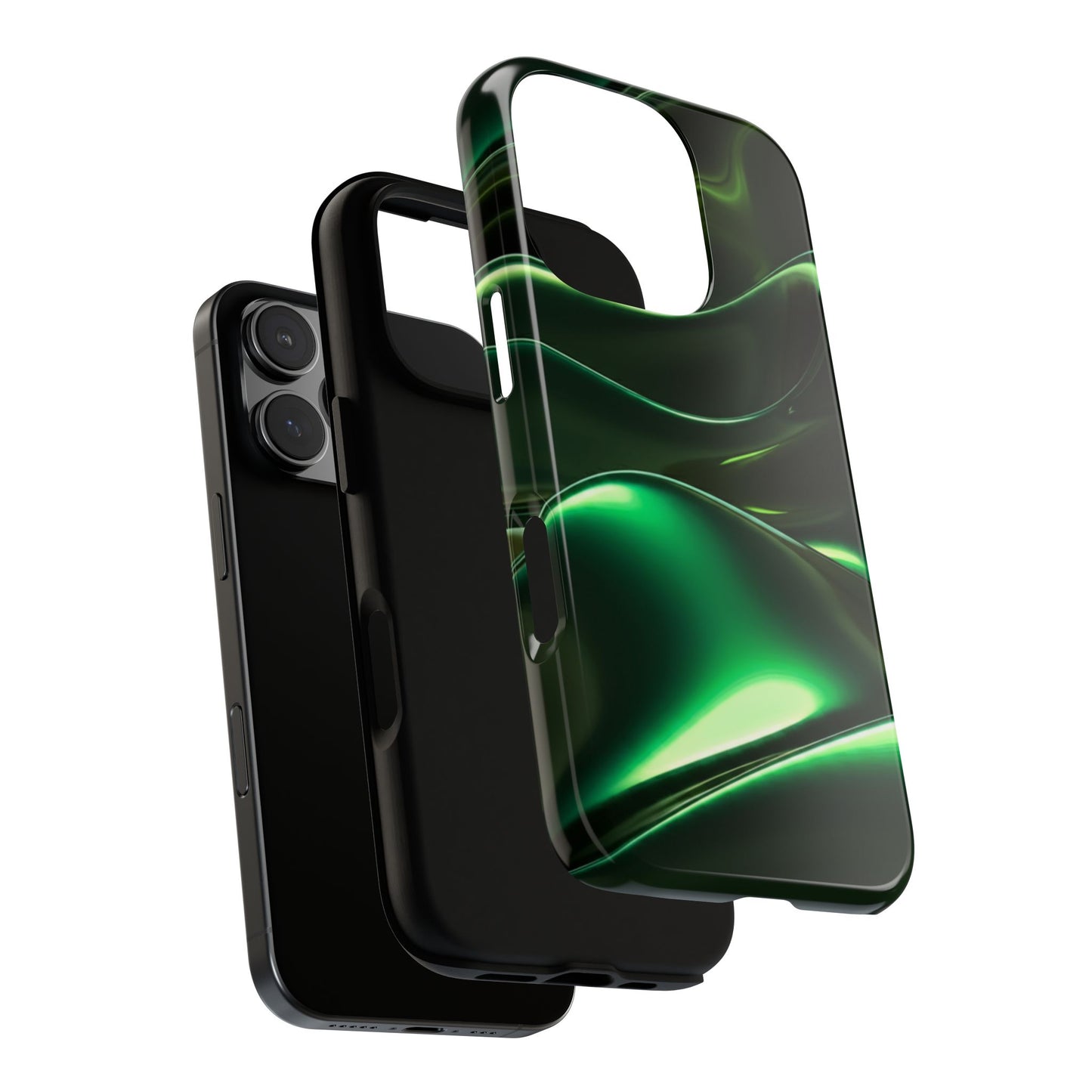 iPhone Case - Fluid Metallic Design
