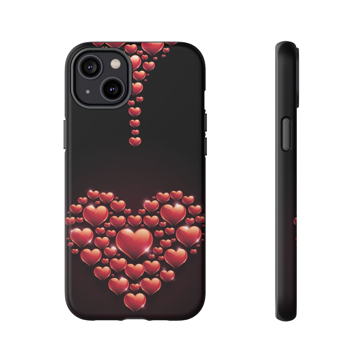 iPhone Case - Heart Made Out of Hearts Design