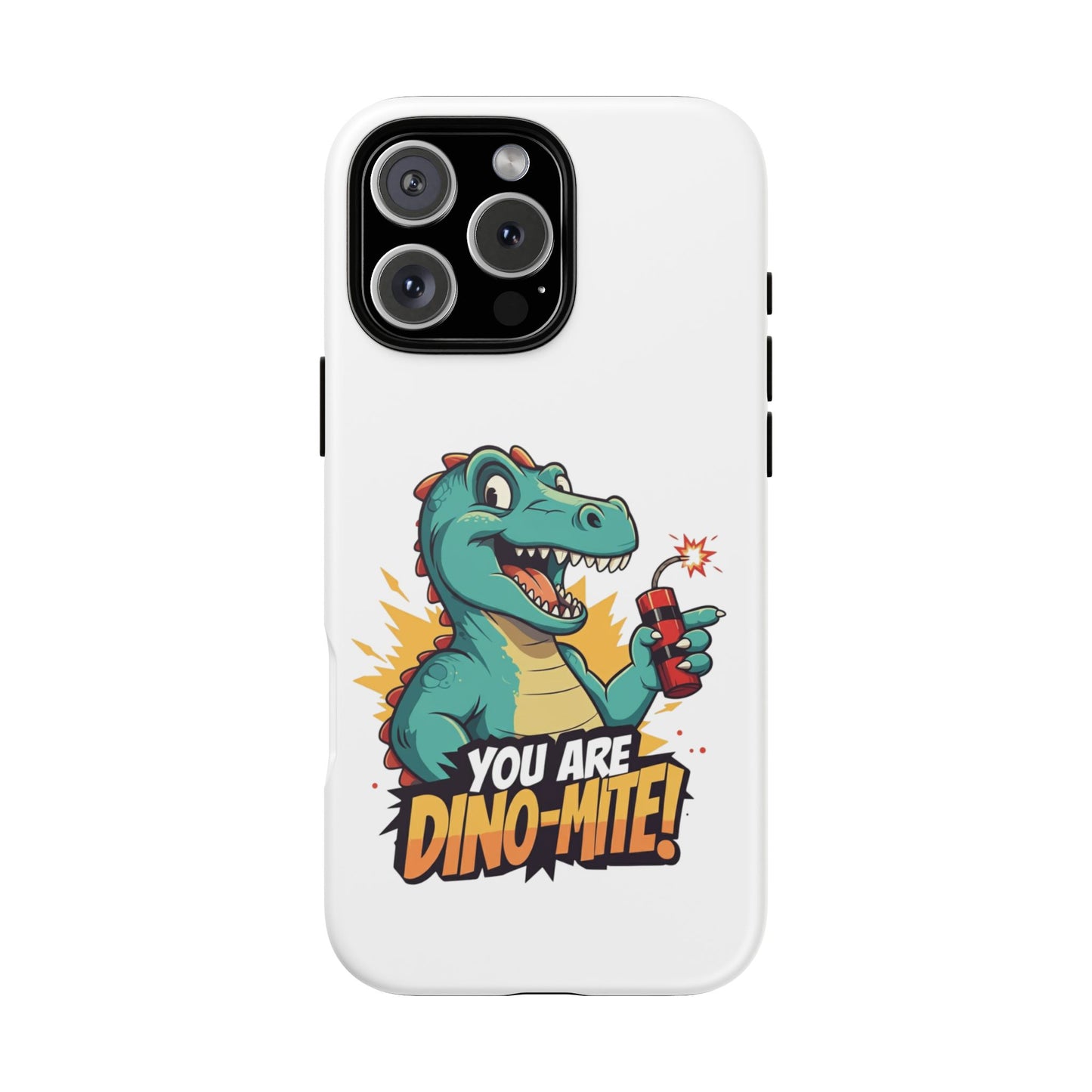 iPhone Case - Dino-Mite Pun Design