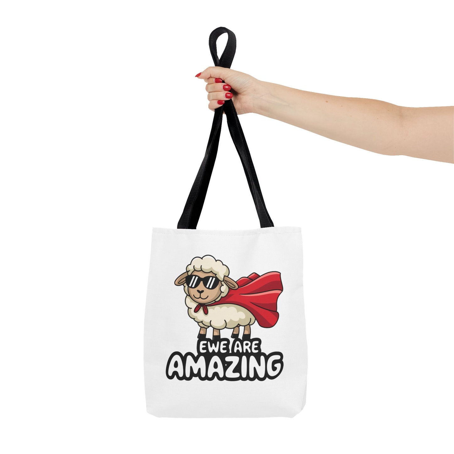 Sheep Tote Bag - Ewe Are Amazing Inspirational Bag Everyday Tote Funny Bag