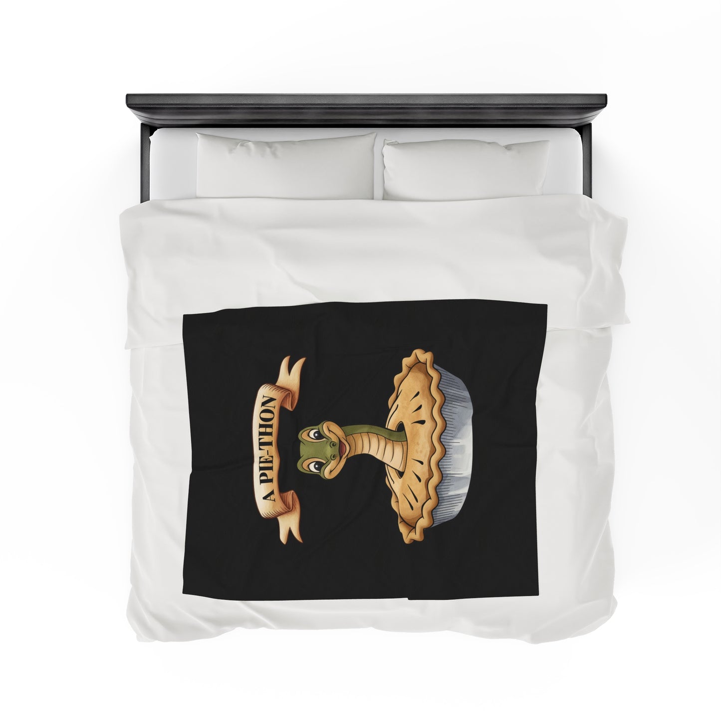 Velveteen Plush Blanket - Snake Pie-Thon Joke