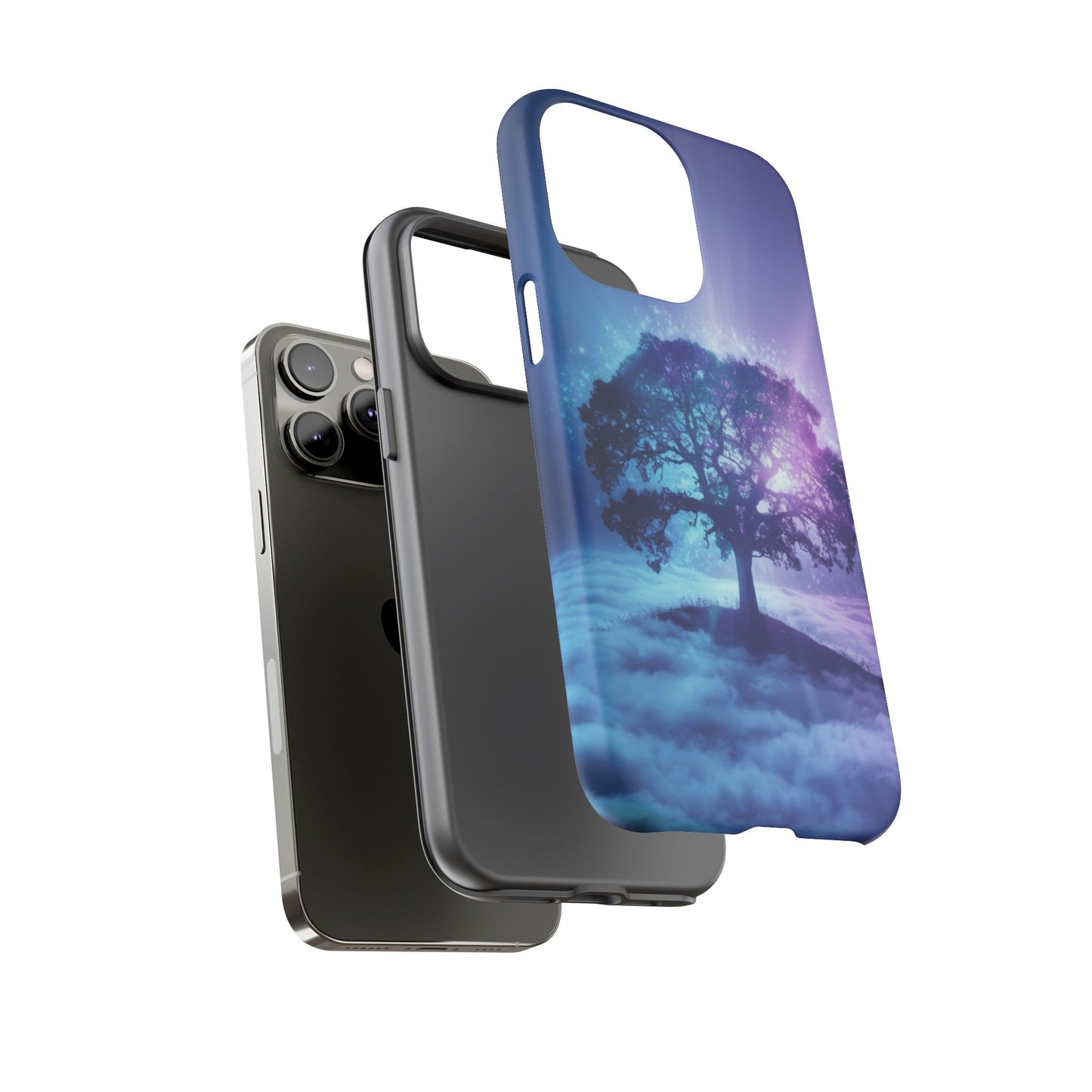iPhone Case with Dreamy Tree Design