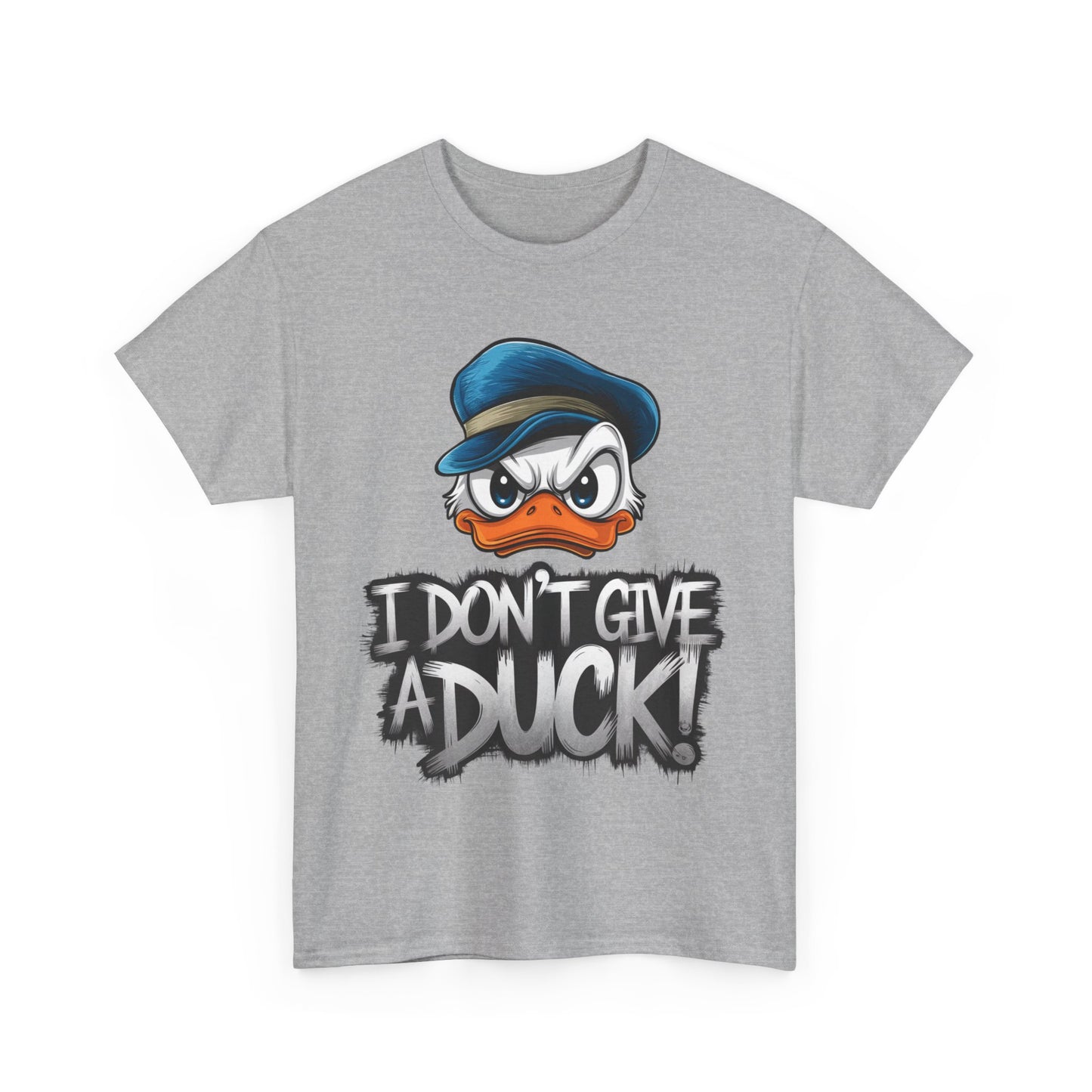 I Don’t Give a Duck Shirt – Funny Grumpy Duck Tee – Sarcastic Animal Graphic Shirt – Unisex Gift for Duck Lovers & Meme Fans