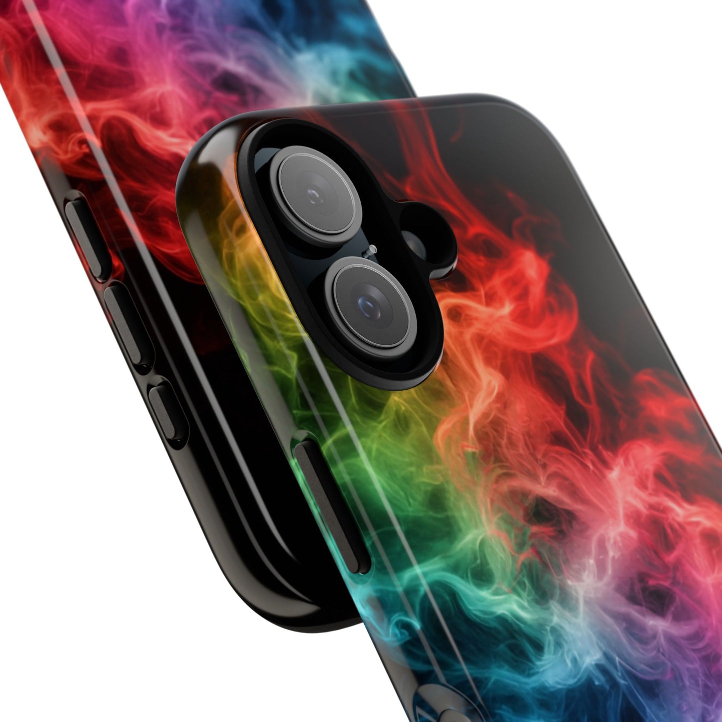 iPhone Case - Colorful Smoke Design