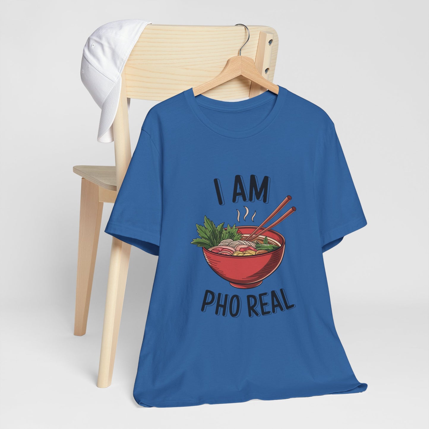 I Am Pho Real T-Shirt | Funny Pho Noodle Bowl Tee, Vietnamese Food Pun Shirt, Ramen & Noodle Lover Gift, Cute Asian Cuisine Graphic Top
