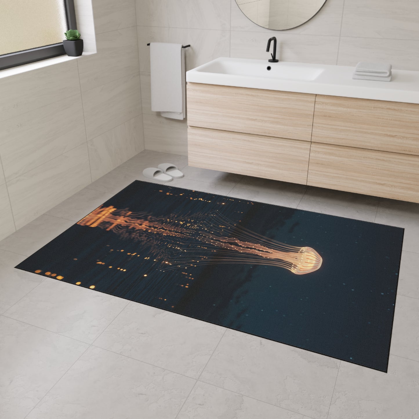 Floor Mat - Jellyfish Lake Design