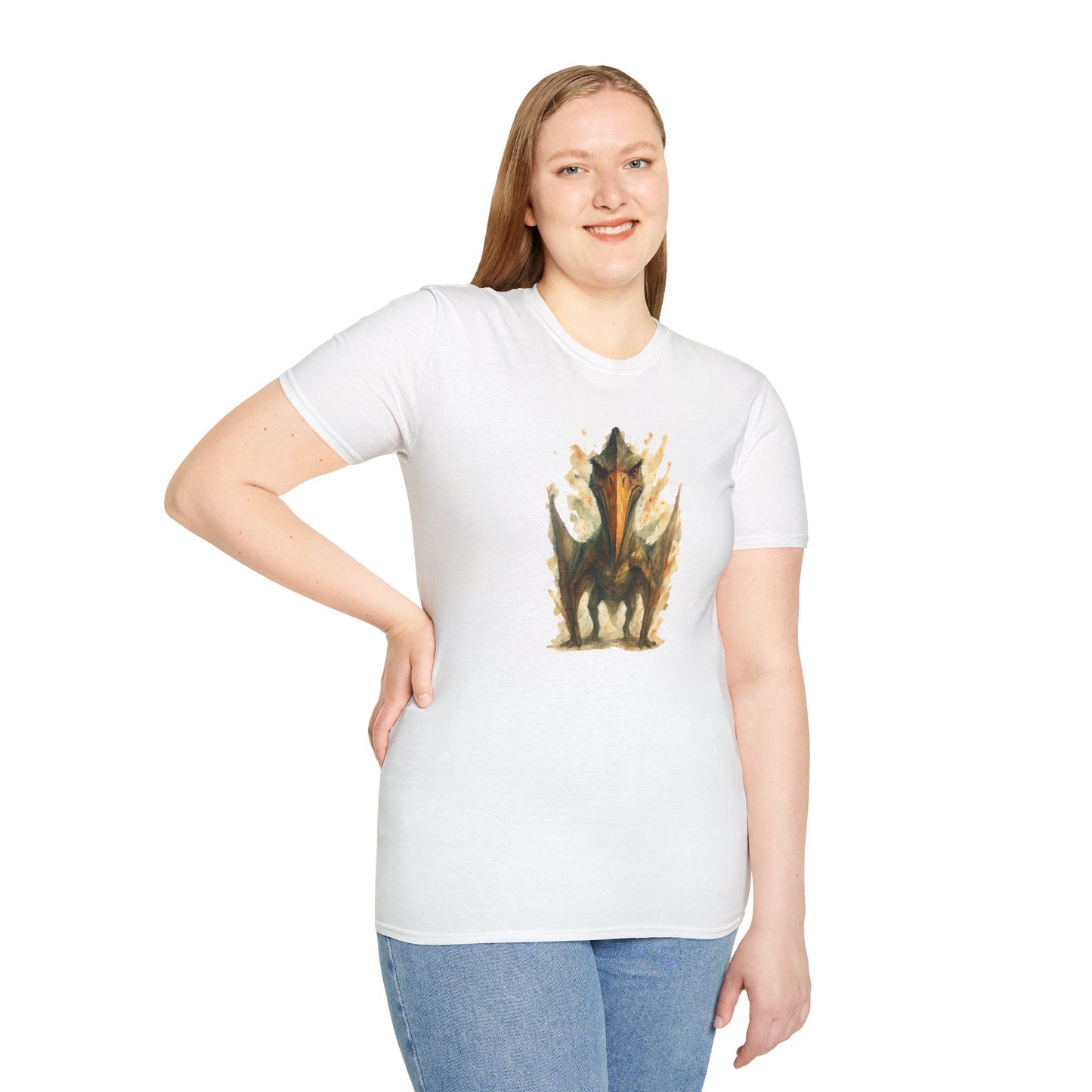 Quetzalcoatlus Pterosaur Tee - Prehistoric Flying Reptile Shirt, Dinosaur Lover Gift, Paleontology Art Unisex T-Shirt