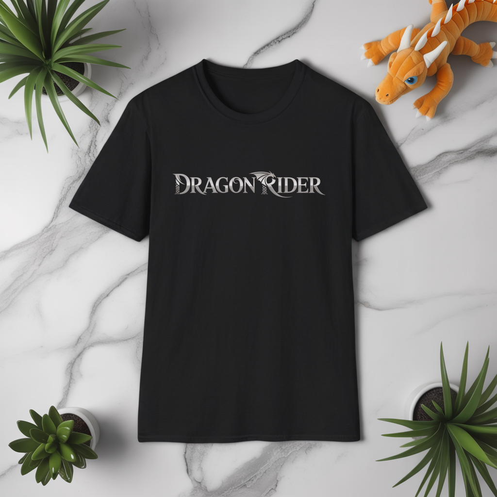 Dragon Rider T-Shirt | Fantasy Dragon Graphic Tee | Unisex Nerdy Shirt | Gamer Gift | Medieval Mythical Shirt | Cosplay Style Tee
