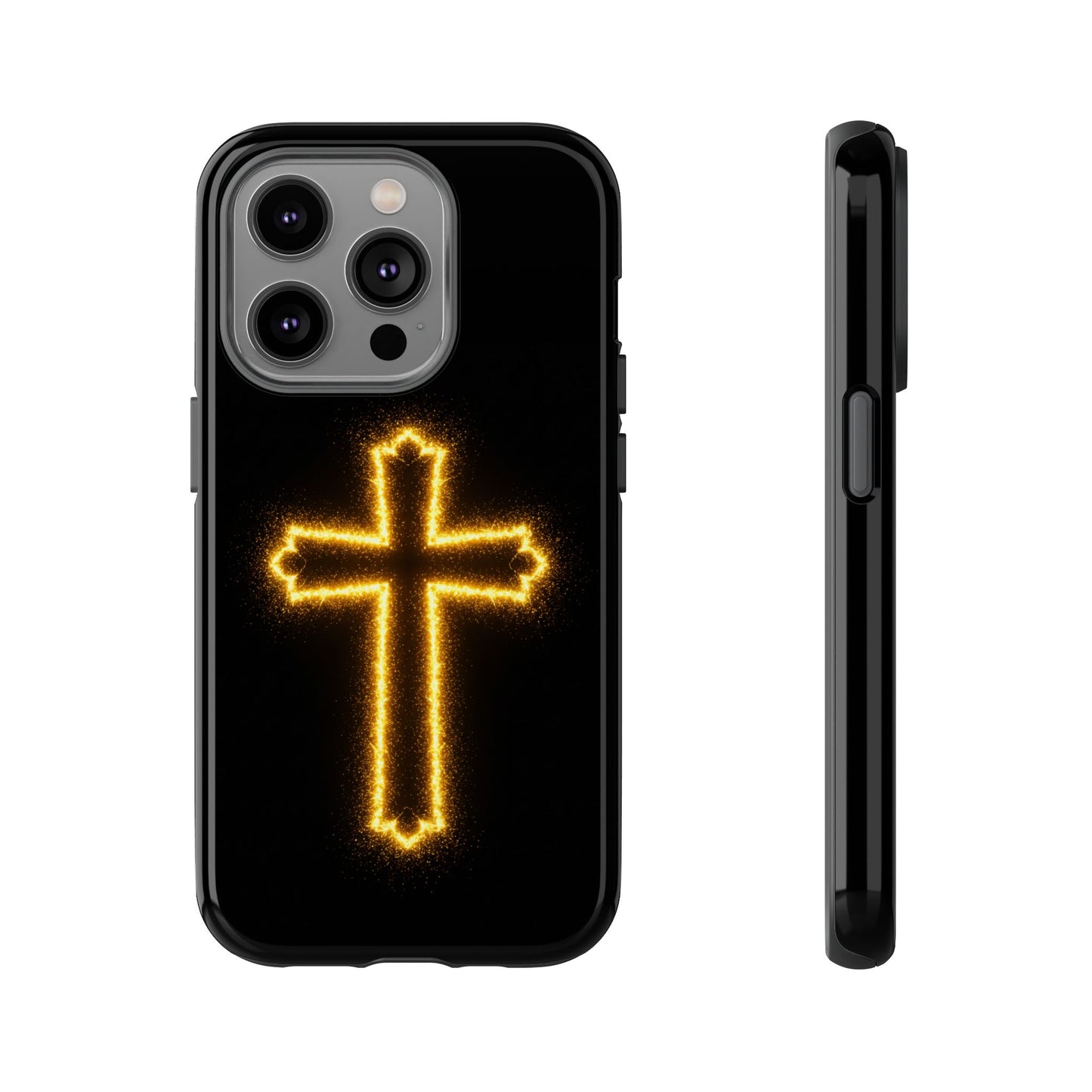 Glowing Cross Phone Case - Faith-Inspired Tough Cases