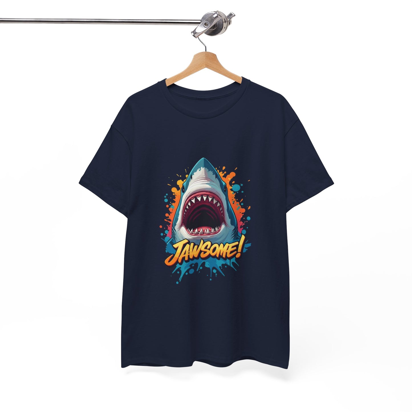 Jawsome Shark Graphic Tee | Fun Ocean Shark T-Shirt, Summer Beach Shirt, Shark Lover Gift, Trending Shark Week Apparel, Cute Marine Life Tee
