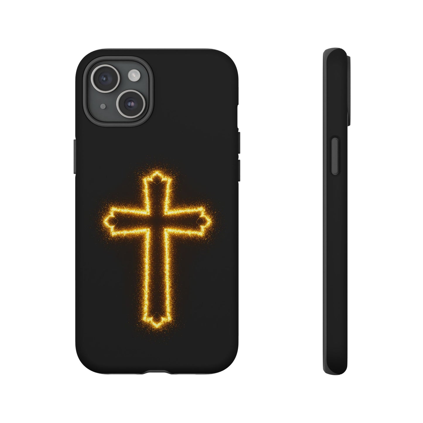 Glowing Cross Phone Case - Faith-Inspired Tough Cases