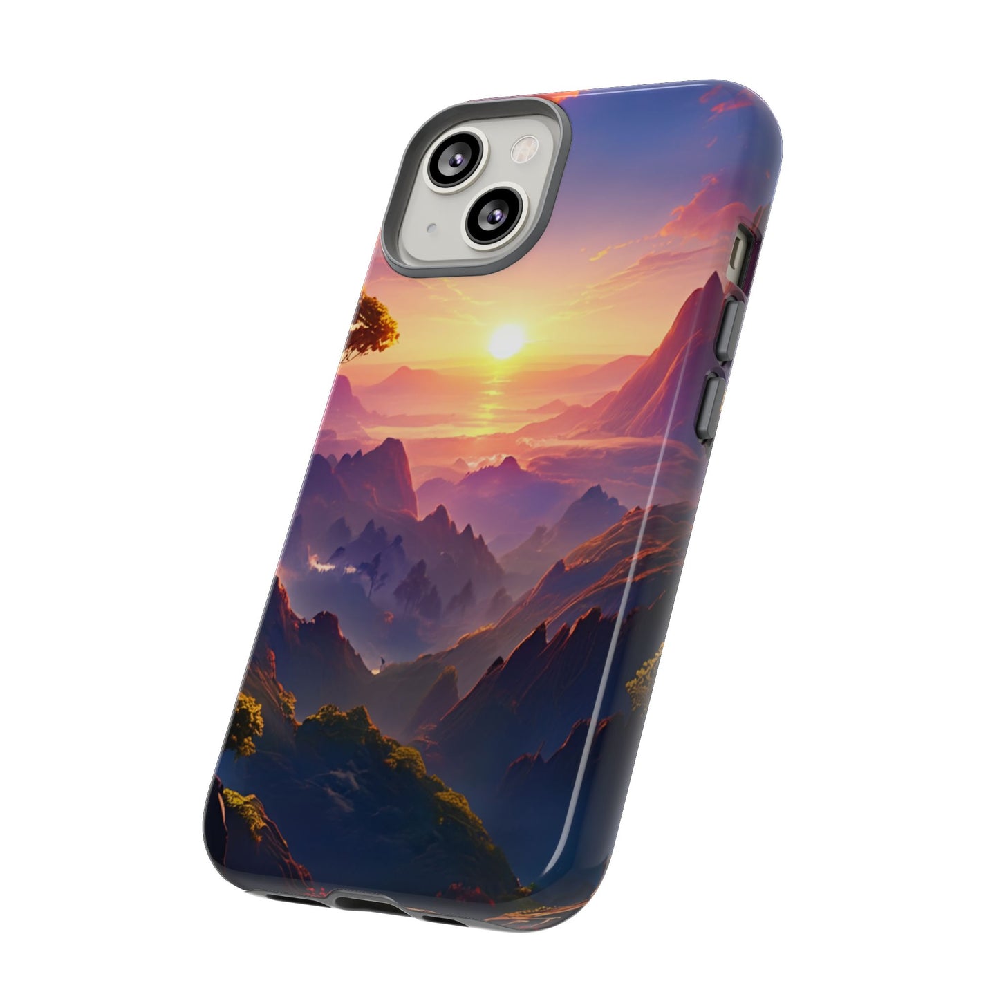 iPhone Tough Case - Artistic Sunset Landscape