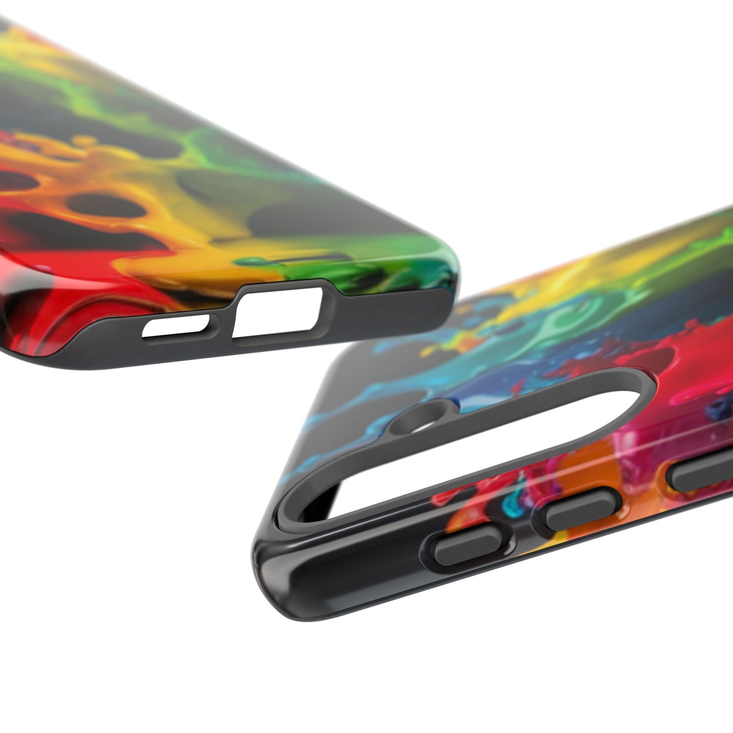 Vibrant Splash Samsung Phone Case - Tough Spectrum Splash Samsung Case
