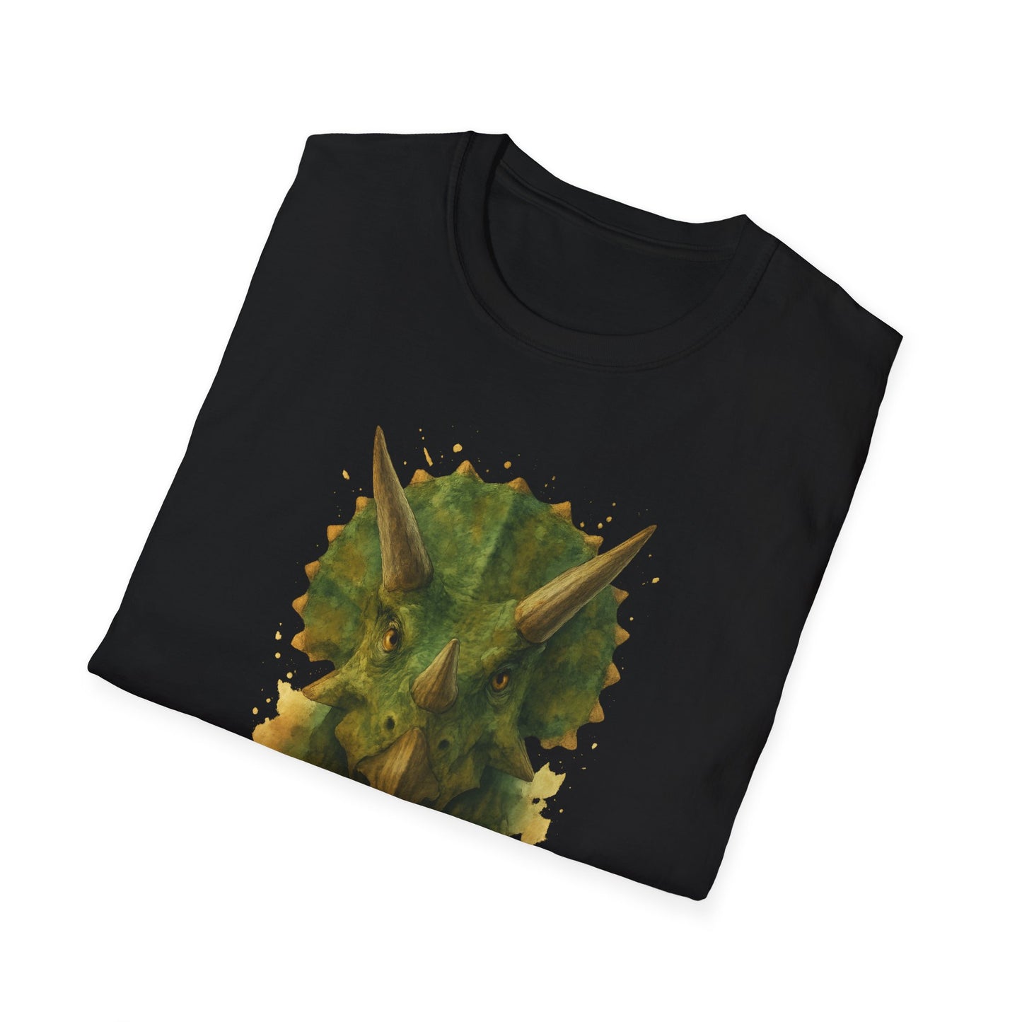 Watercolor Triceratops Dinosaur Shirt | Prehistoric Dino Tee for Women Men and Kids | Unique Gift, Nature Lover T-Shirt