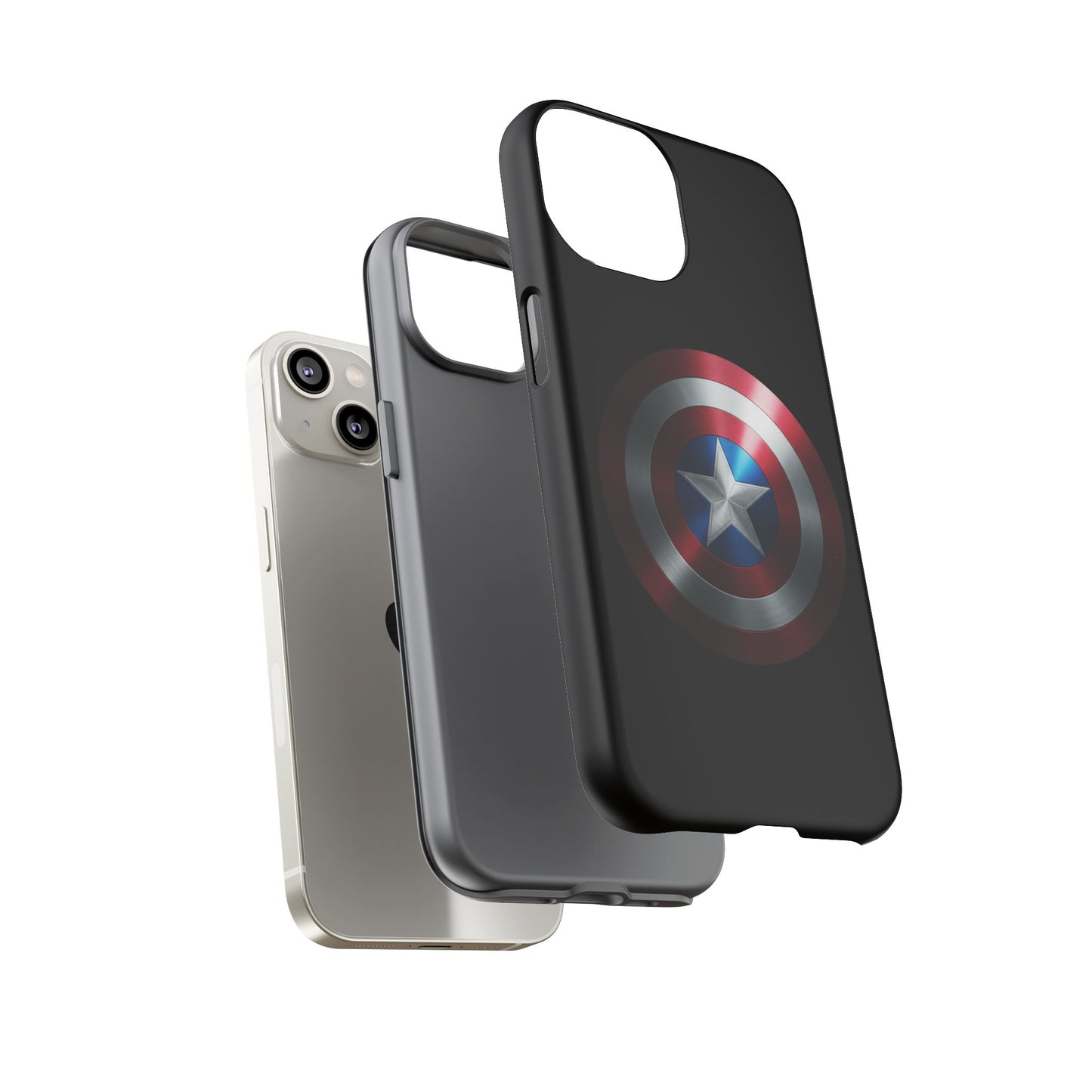 iPhone Case - Captain America Shield Design