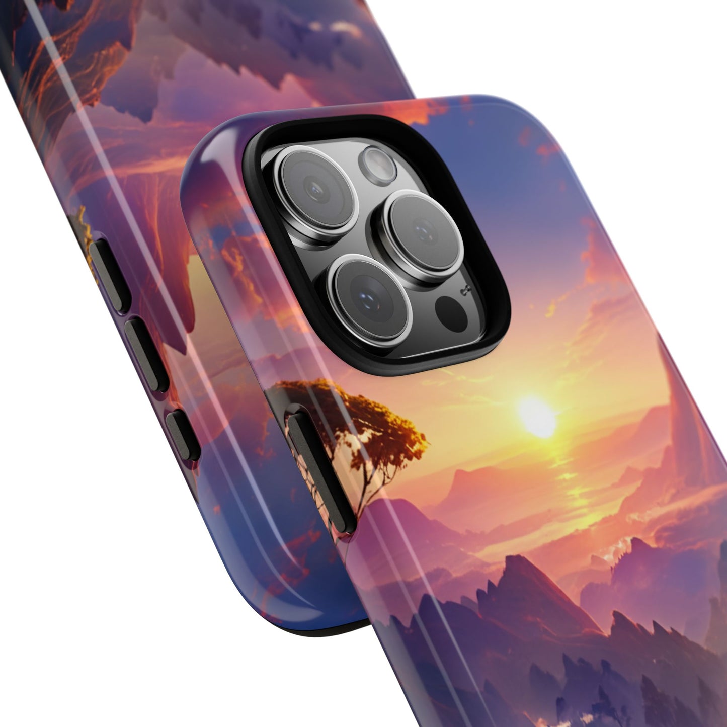 iPhone Tough Case - Artistic Sunset Landscape