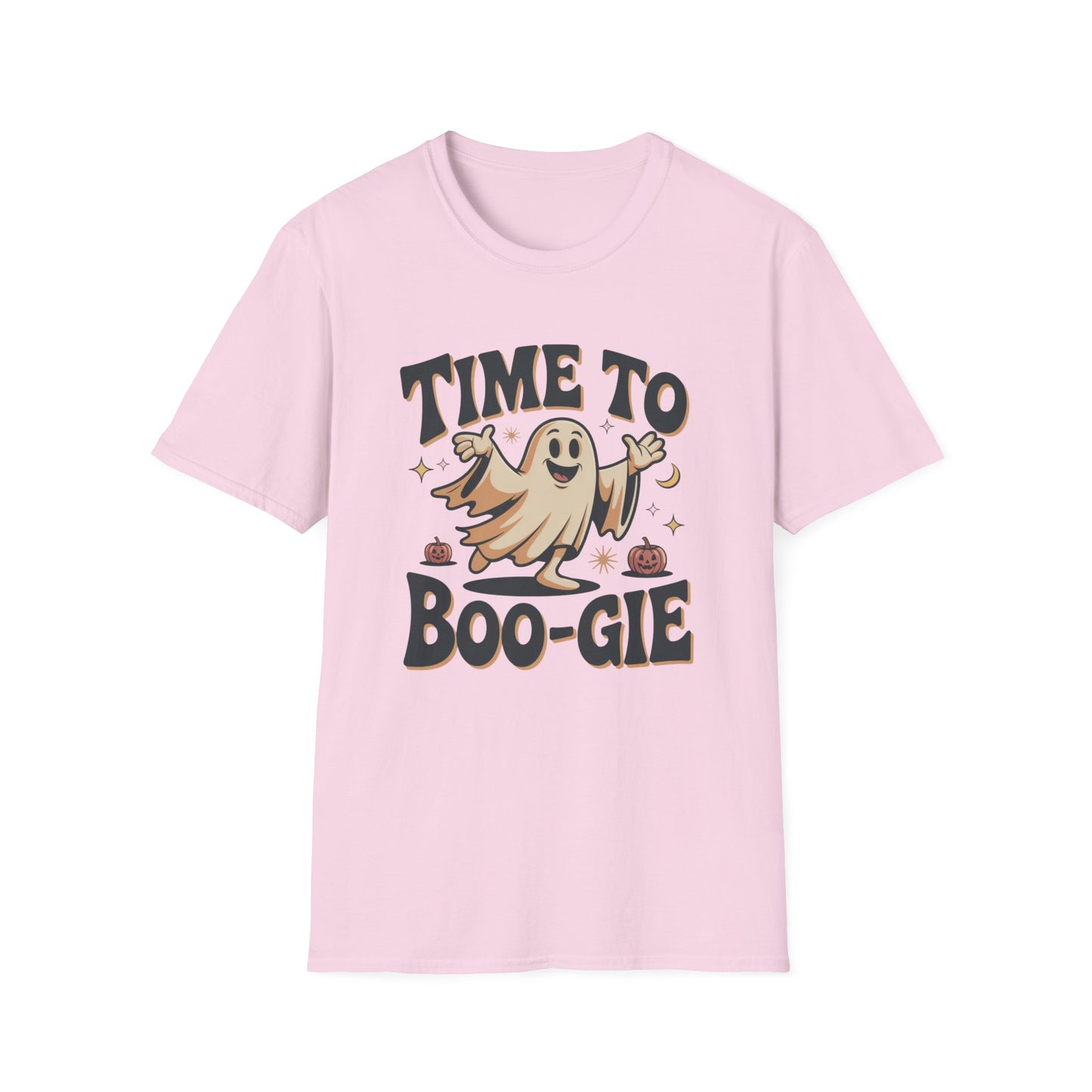 Time To Boo-gie Ghost Dance Halloween T-Shirt • Retro Spooky Ghost Tee • Funny Boo-gie Costume Tee • Spooky Season Graphic Shirt