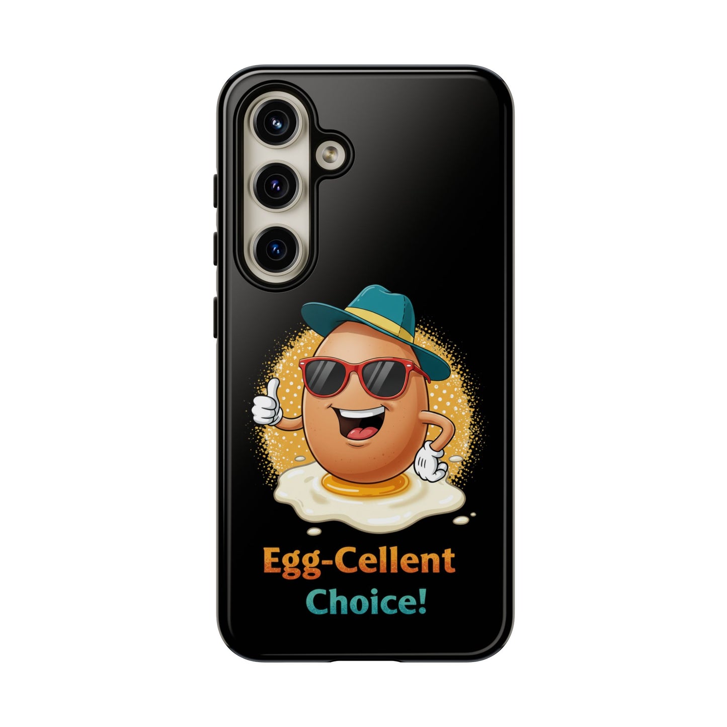 Samsung Phone Case - Egg-Cellent Choice Pun Design