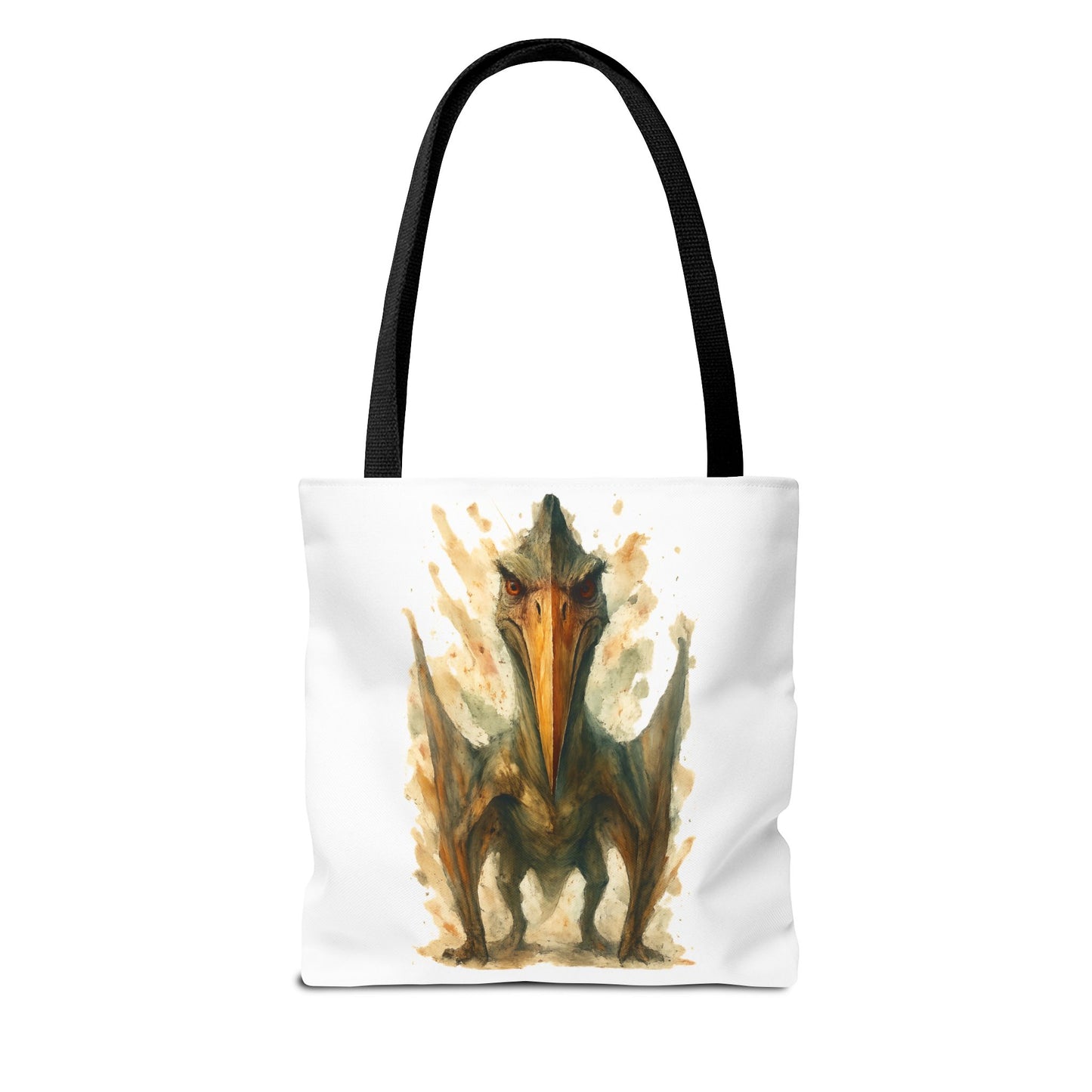 Quetzalcoatlus Tote Bag | Dinosaur Art Canvas Shopper | Prehistoric Pterosaur Gift for Dino Lovers | Eco-friendly Reusable Bag Jurassic Tote