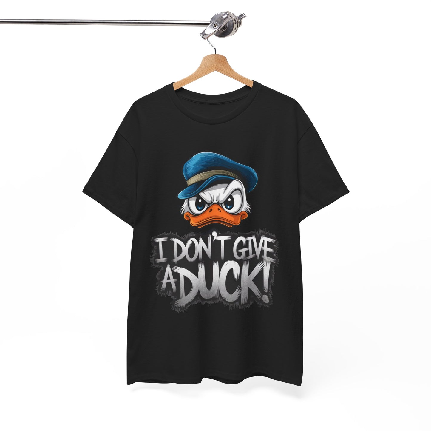 I Don’t Give a Duck Shirt – Funny Grumpy Duck Tee – Sarcastic Animal Graphic Shirt – Unisex Gift for Duck Lovers & Meme Fans