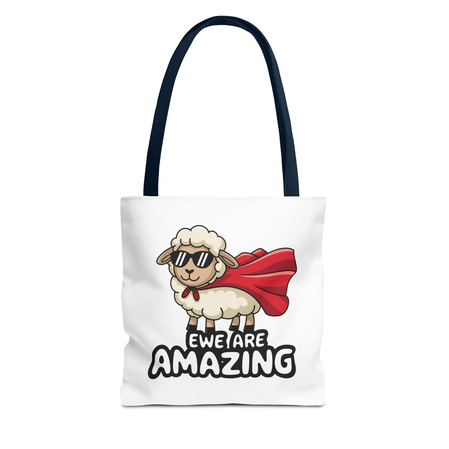Sheep Tote Bag - Ewe Are Amazing Inspirational Bag Everyday Tote Funny Bag