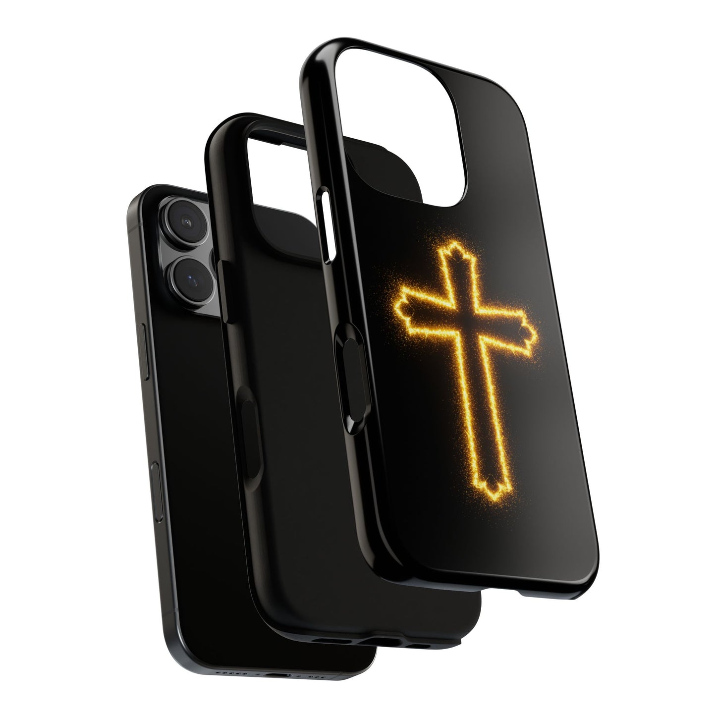 Glowing Cross Phone Case - Faith-Inspired Tough Cases