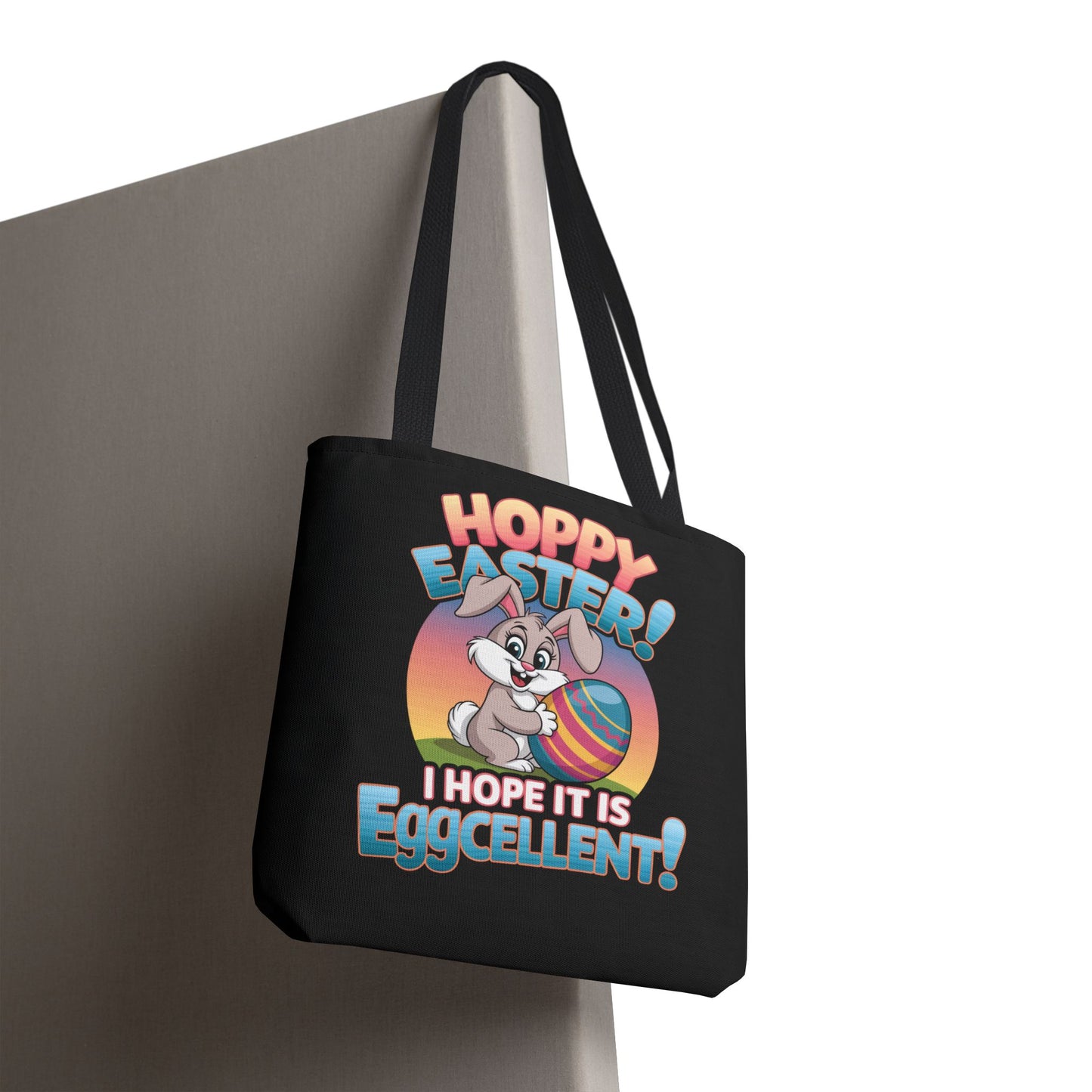 Happy Easter Tote Bag Eggcellent Bunny Design Easter Bag Easter Gift Easter Tote Accessory
