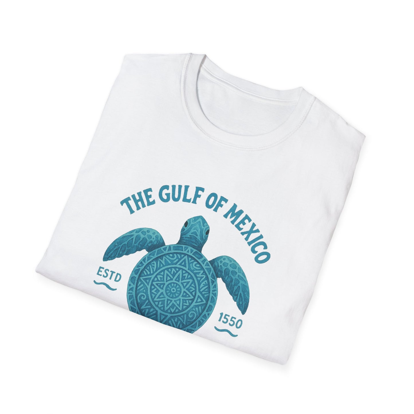 Gulf of Mexico Watercolor Sea Turtle T-Shirt - Ocean Wildlife Tee - Nature Lover Gift - Summer Beach Top - Coastal Art Graphic Tee