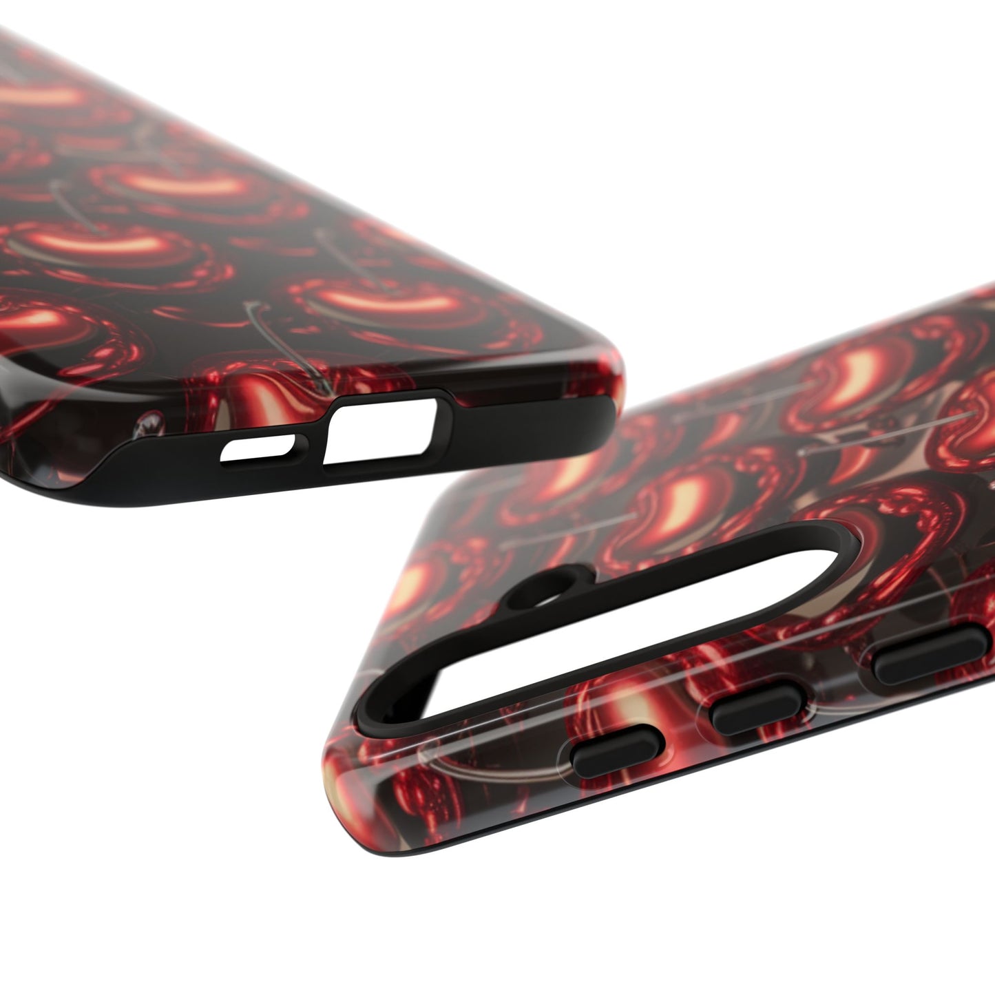 Phone Case - Shiny Cherries Design for Samsung Galaxy