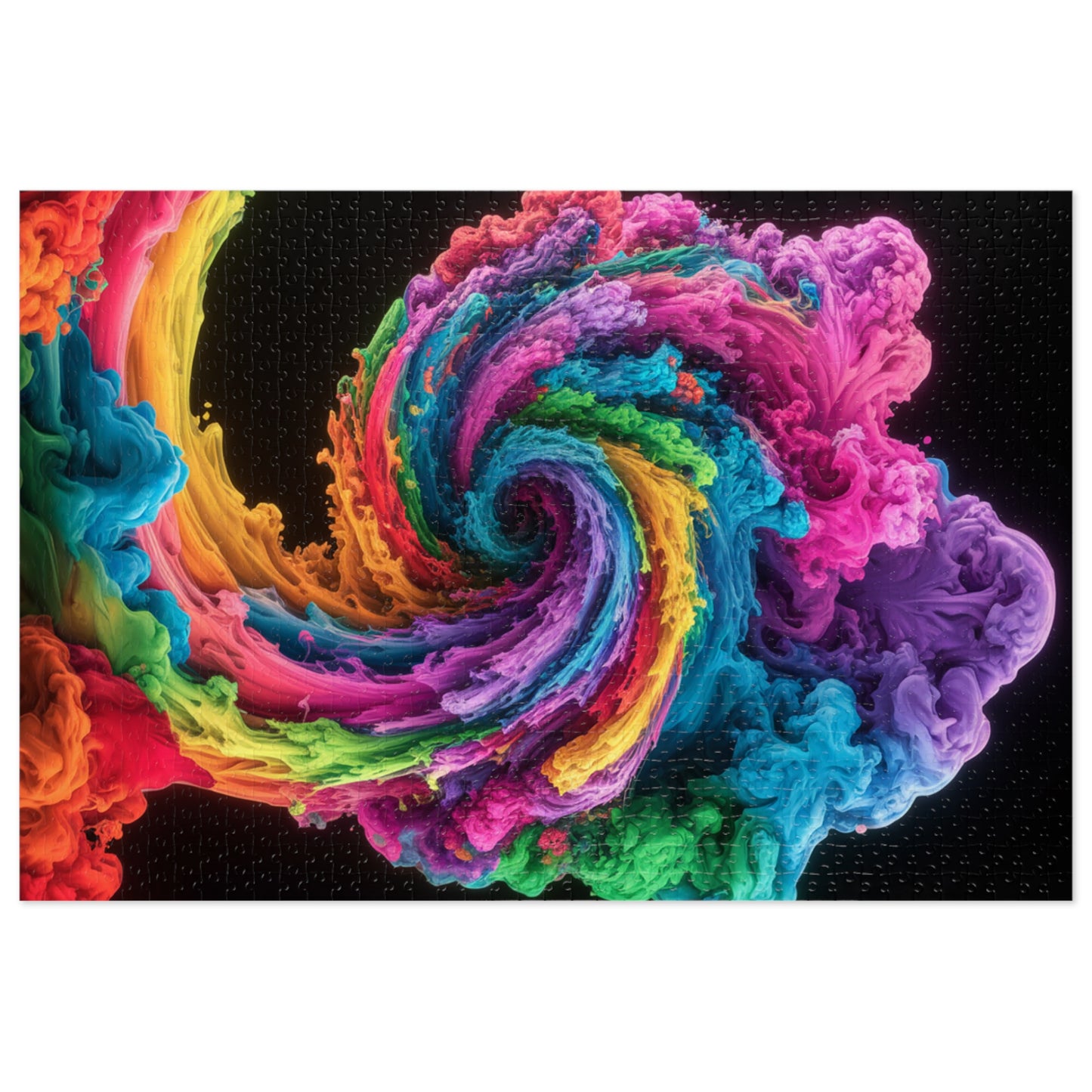 Jigsaw Puzzle - Colorful Swirl Design