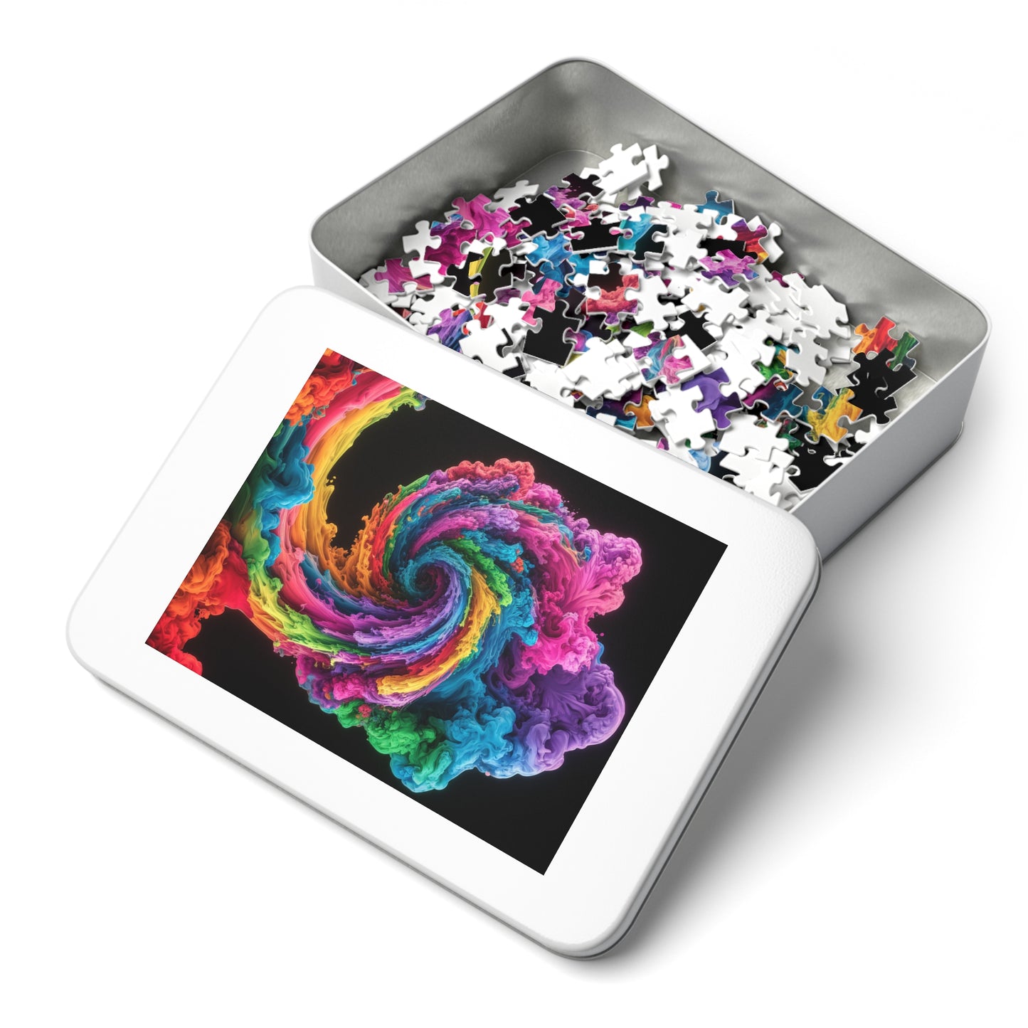Jigsaw Puzzle - Colorful Swirl Design