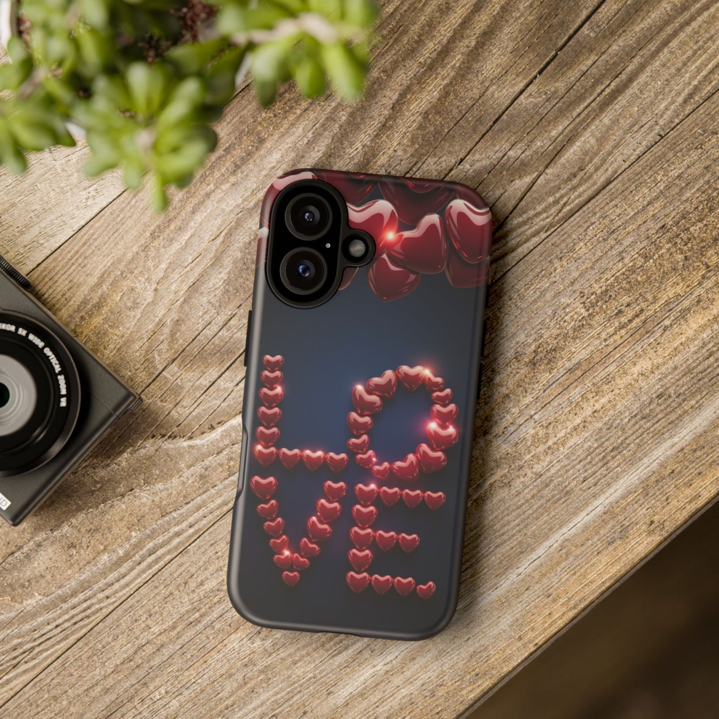 iPhone Case - Love Hearts Design