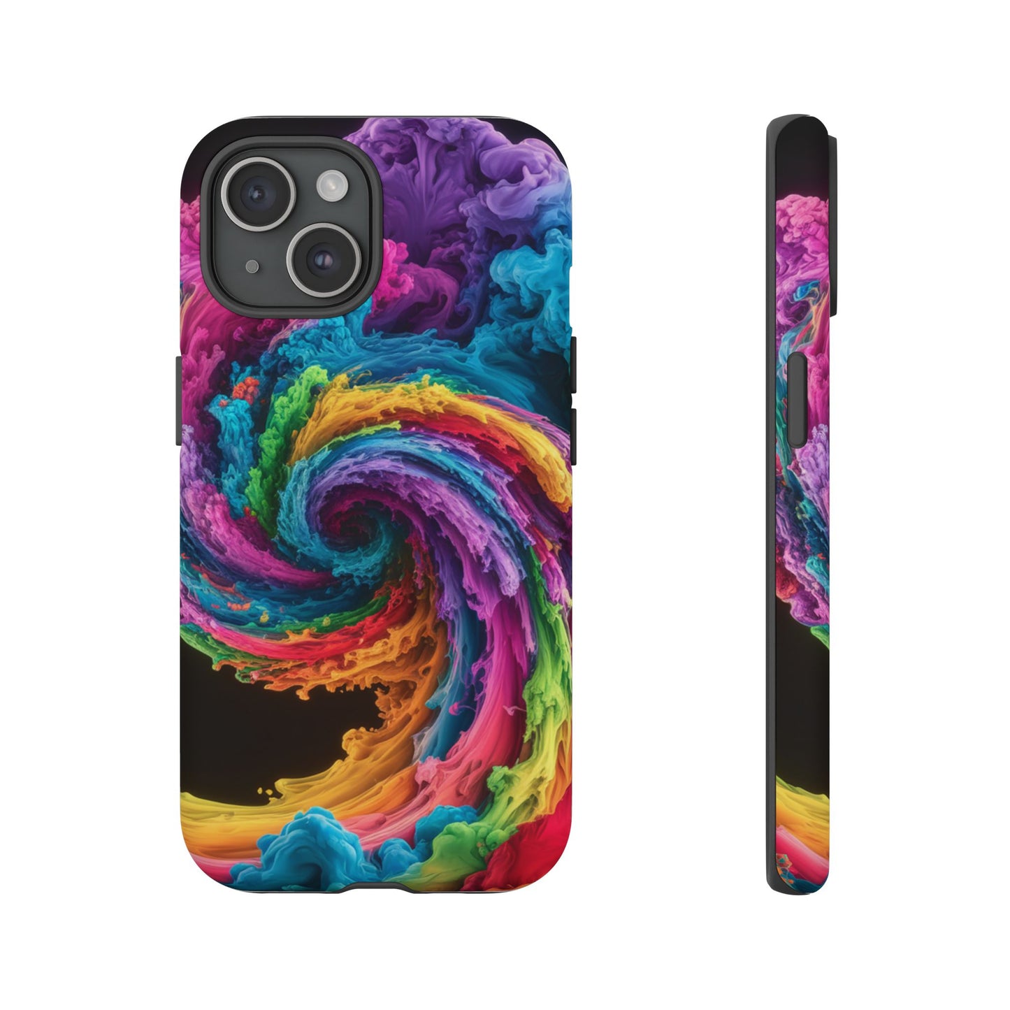 iPhone Case - Colorful Swirl Design