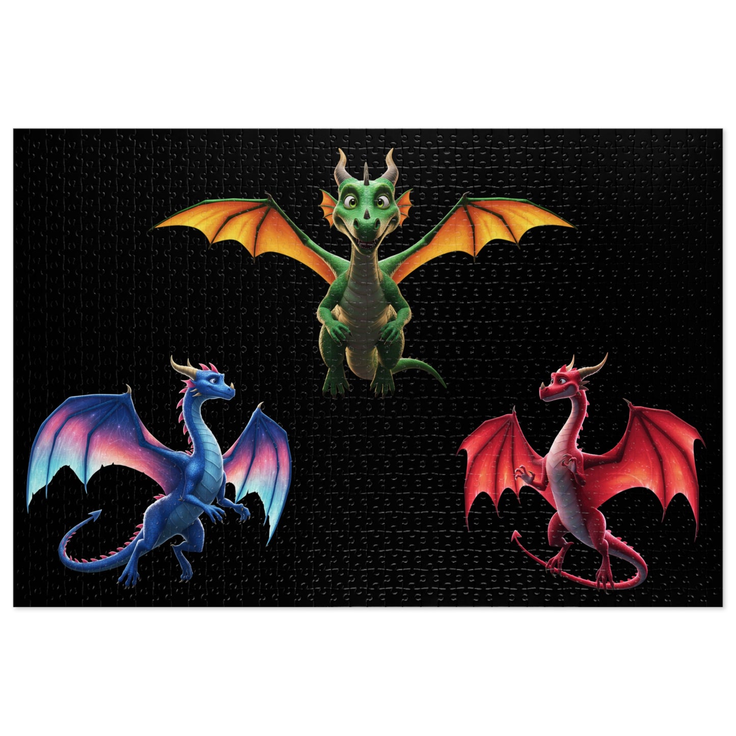 Fantasy Dragon Jigsaw Puzzle in Tin – 252‑2000pc Adult and Kids Puzzle, Family Game Night, Gift for Dragon Lovers, DandD Art Decor