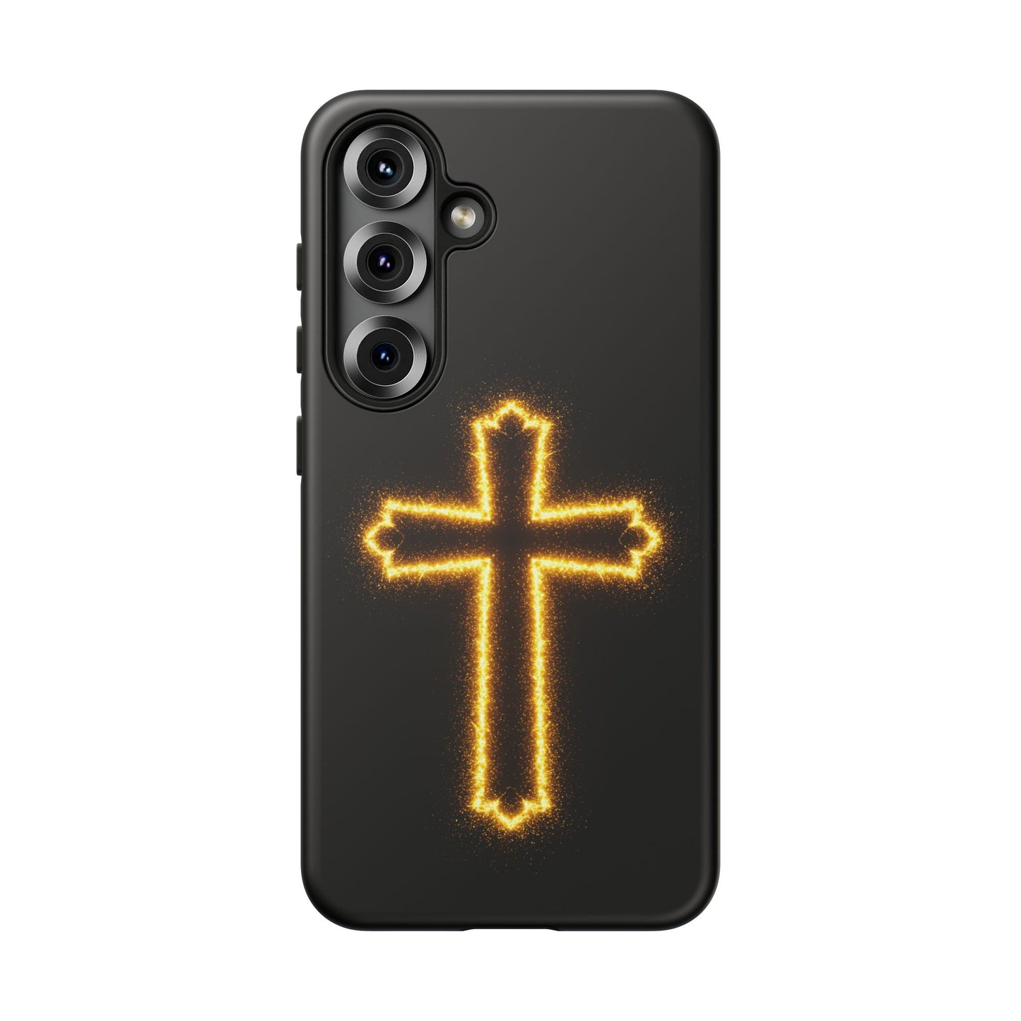Glow-in-the-Dark Cross Samsung Phone Case - Tough Samsung Cases for Faithful Protection