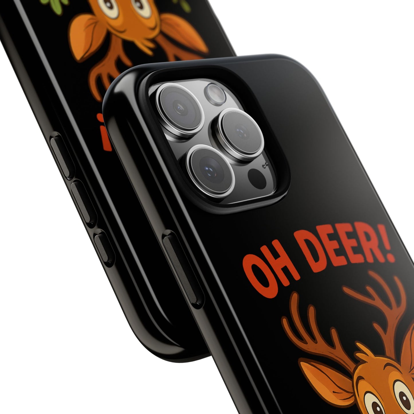 iPhone Case - Startled Deer 'Oh Deer' Nature Lover Phone Case Funny iPhone Accessory