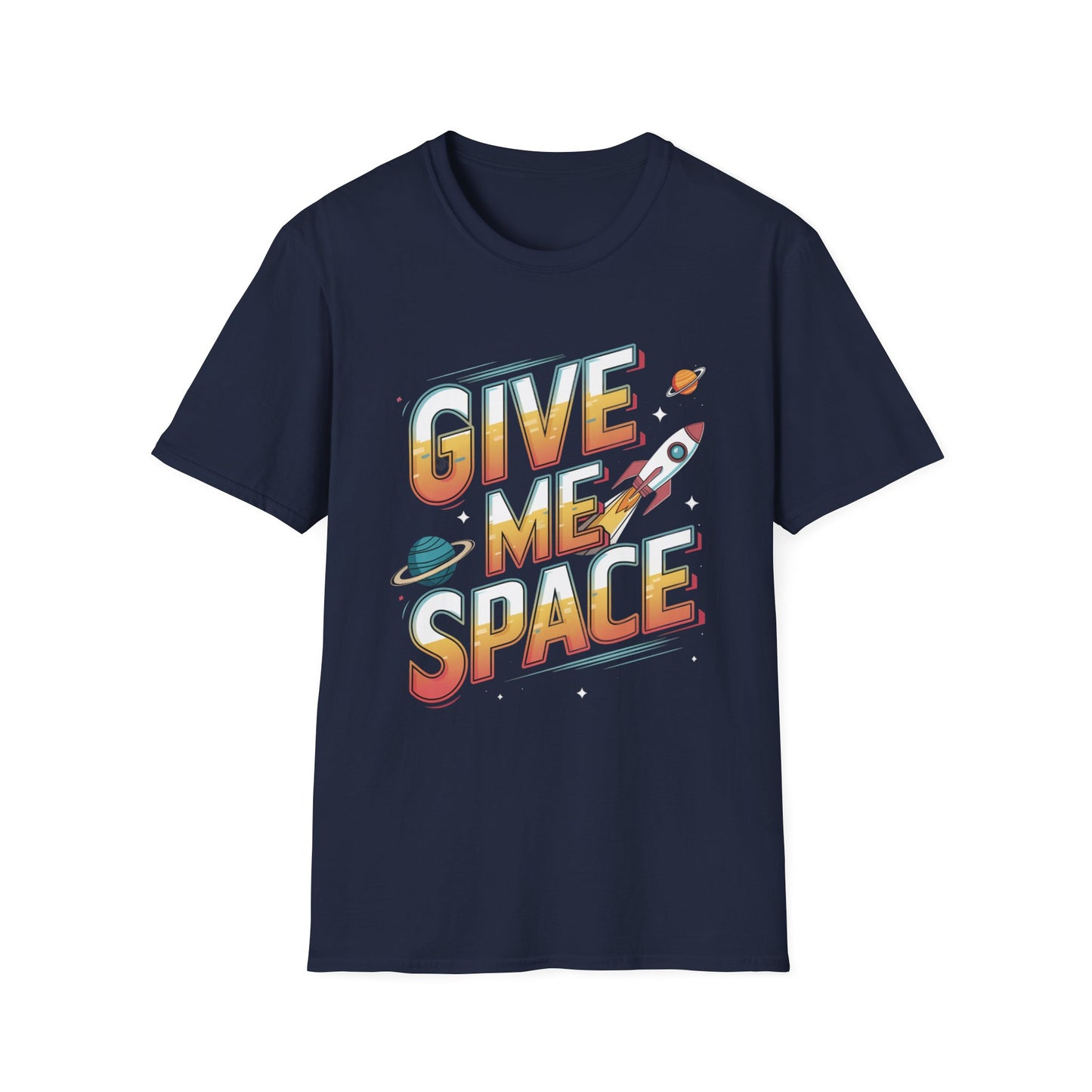Give Me Space Shirt | Funny Space T-Shirt for Men Women | Rocket Planet Graphic Tee | Sarcastic Galaxy Shirt | Gift for Introverts