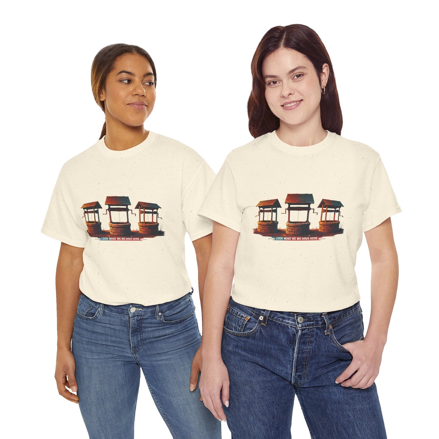 Funny “Well Well Well” T-Shirt • Pun Graphic Tee with Wishing Wells • Retro Vintage Humor Shirt • Gift for Pun Lovers & Joke Fans