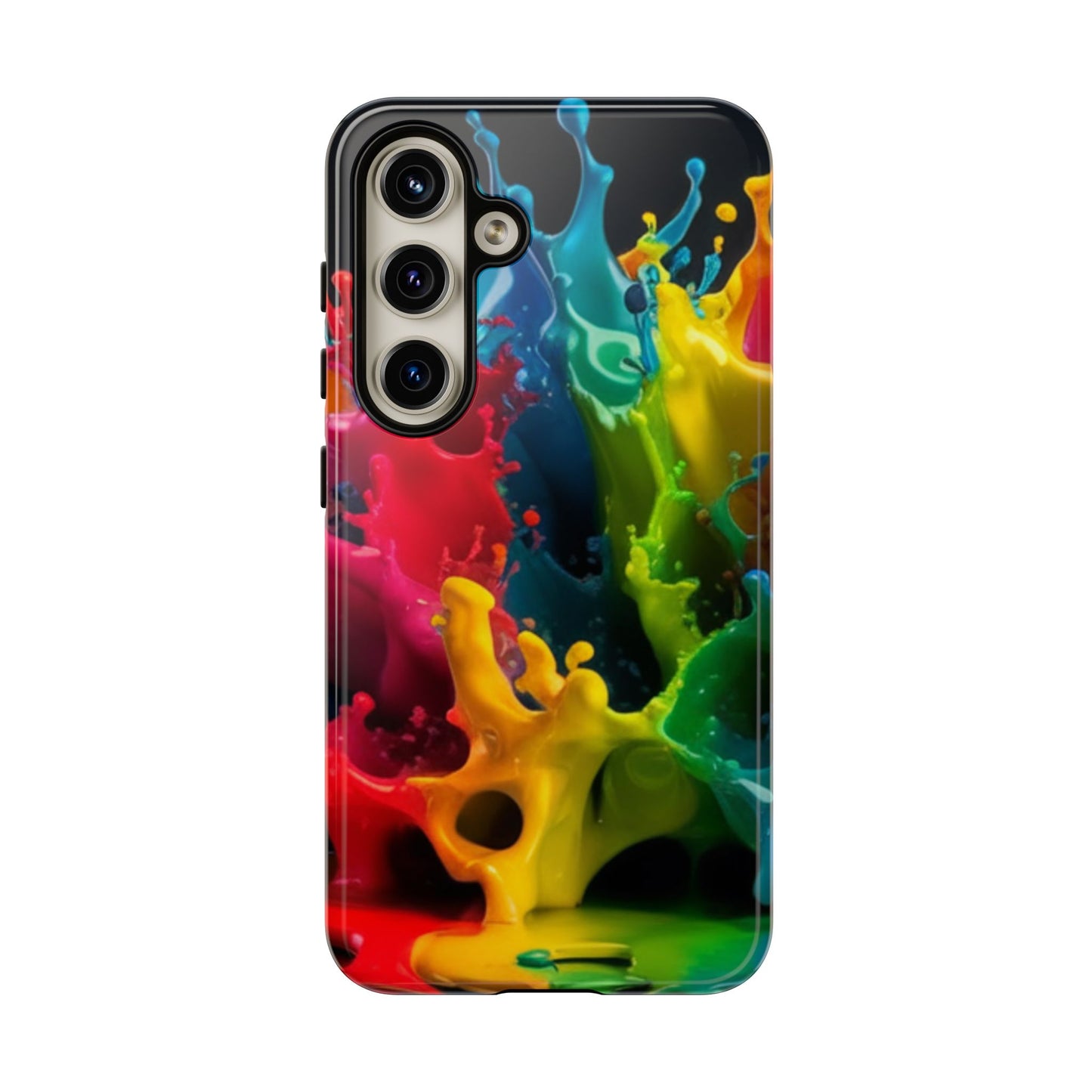 Vibrant Splash Samsung Phone Case - Tough Spectrum Splash Samsung Case
