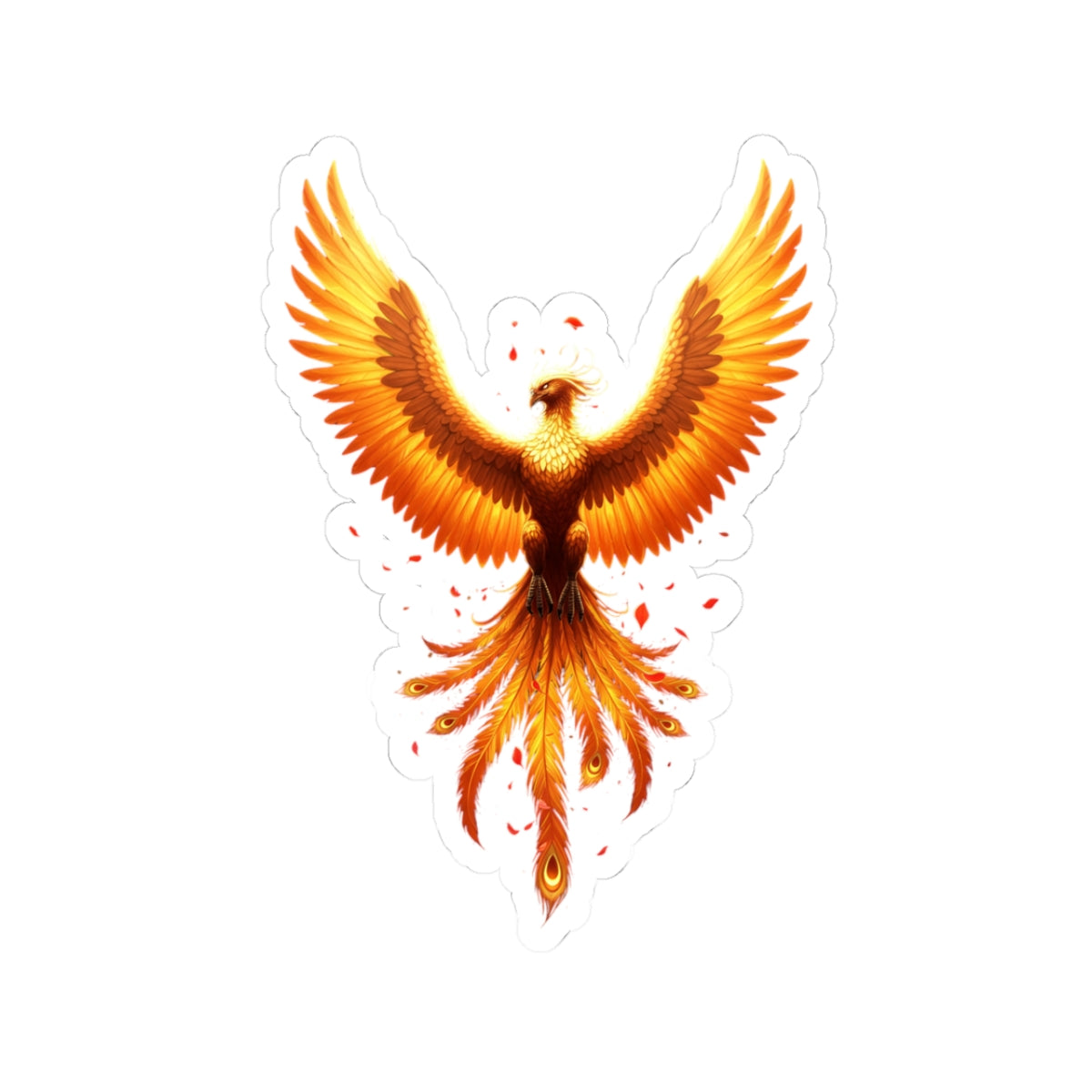 Phoenix Rising Sticker Mythical Decal Legendary Sticker